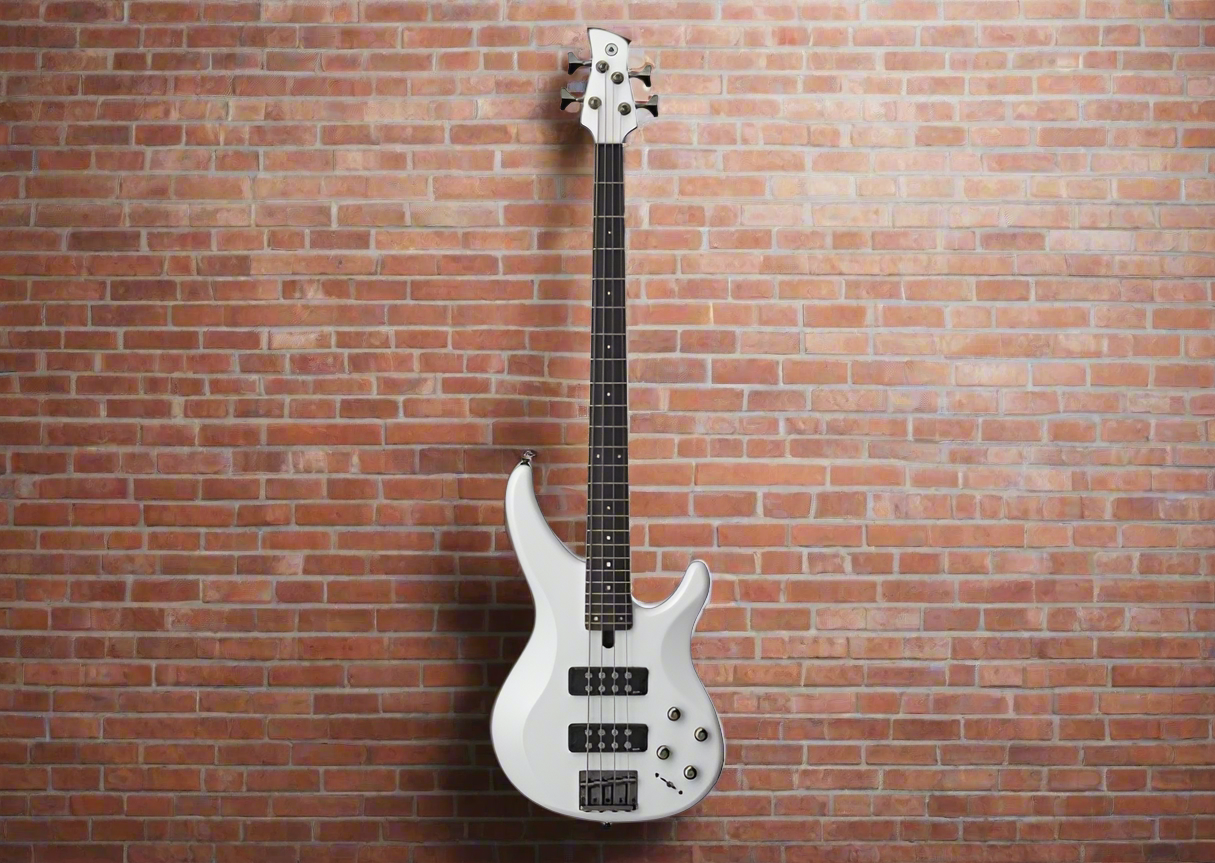 Image of YAMAHA TRBX304 WH 4-String Electric Bass Guitar, White