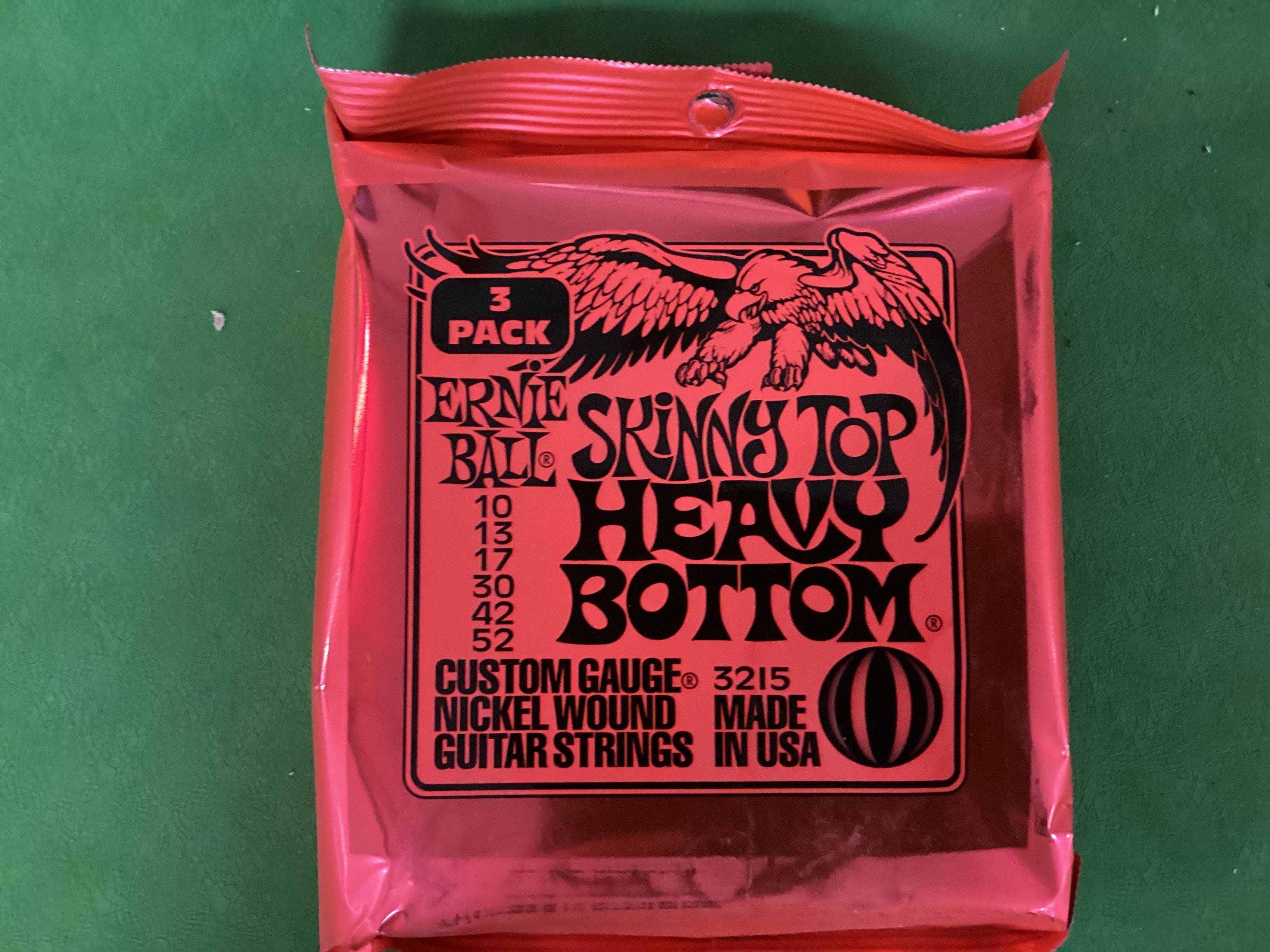 Image of Ernie Ball Skinny Top/Heavy Bottom 3-pack
