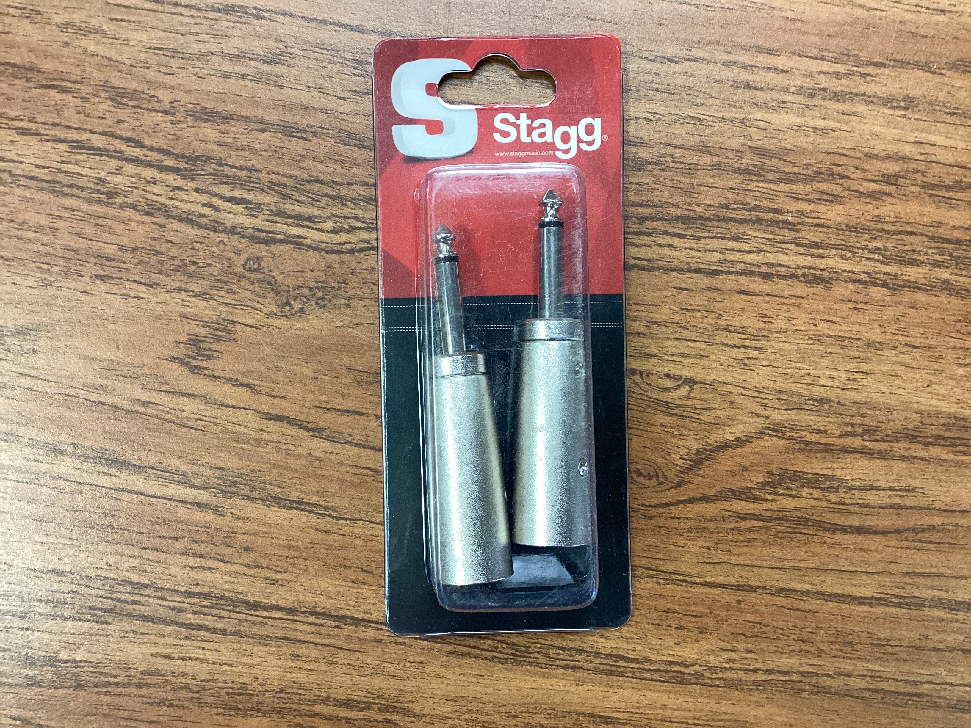 Image of Stagg AC-XMPMH XLR Male to 1/4 Inch Male Metal Adapter