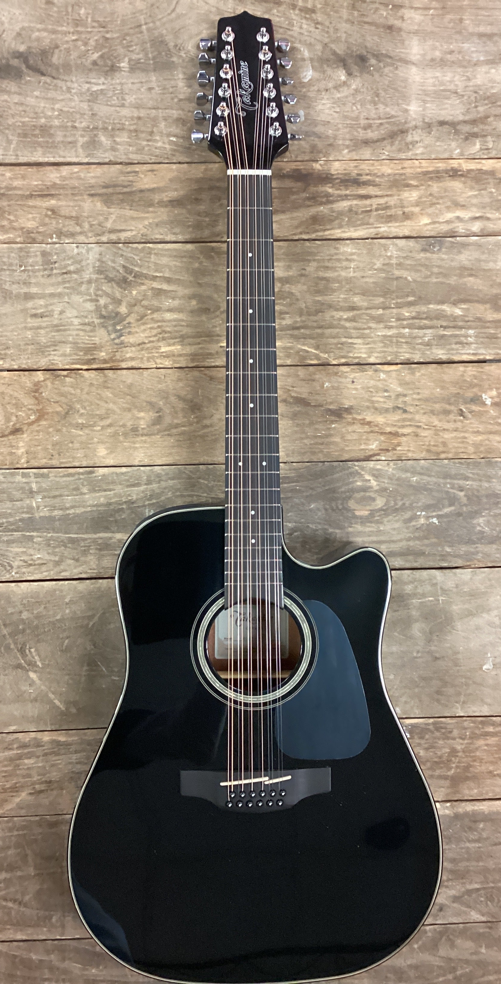 Image of Takamine GD30CE-12 BLK 12-String Acoustic-Electric Guitar