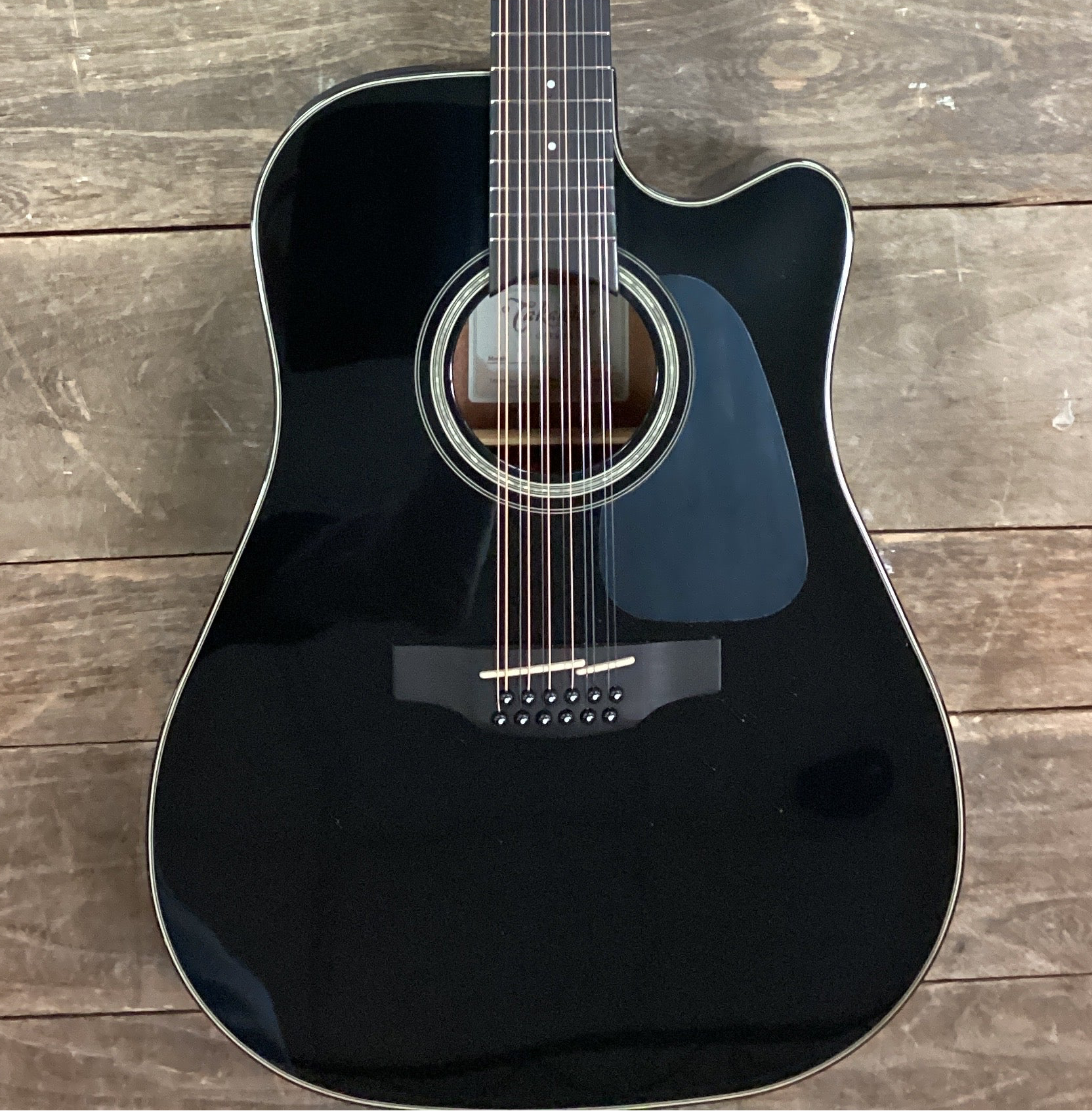 Image of Takamine GD30CE-12 BLK 12-String Acoustic-Electric Guitar