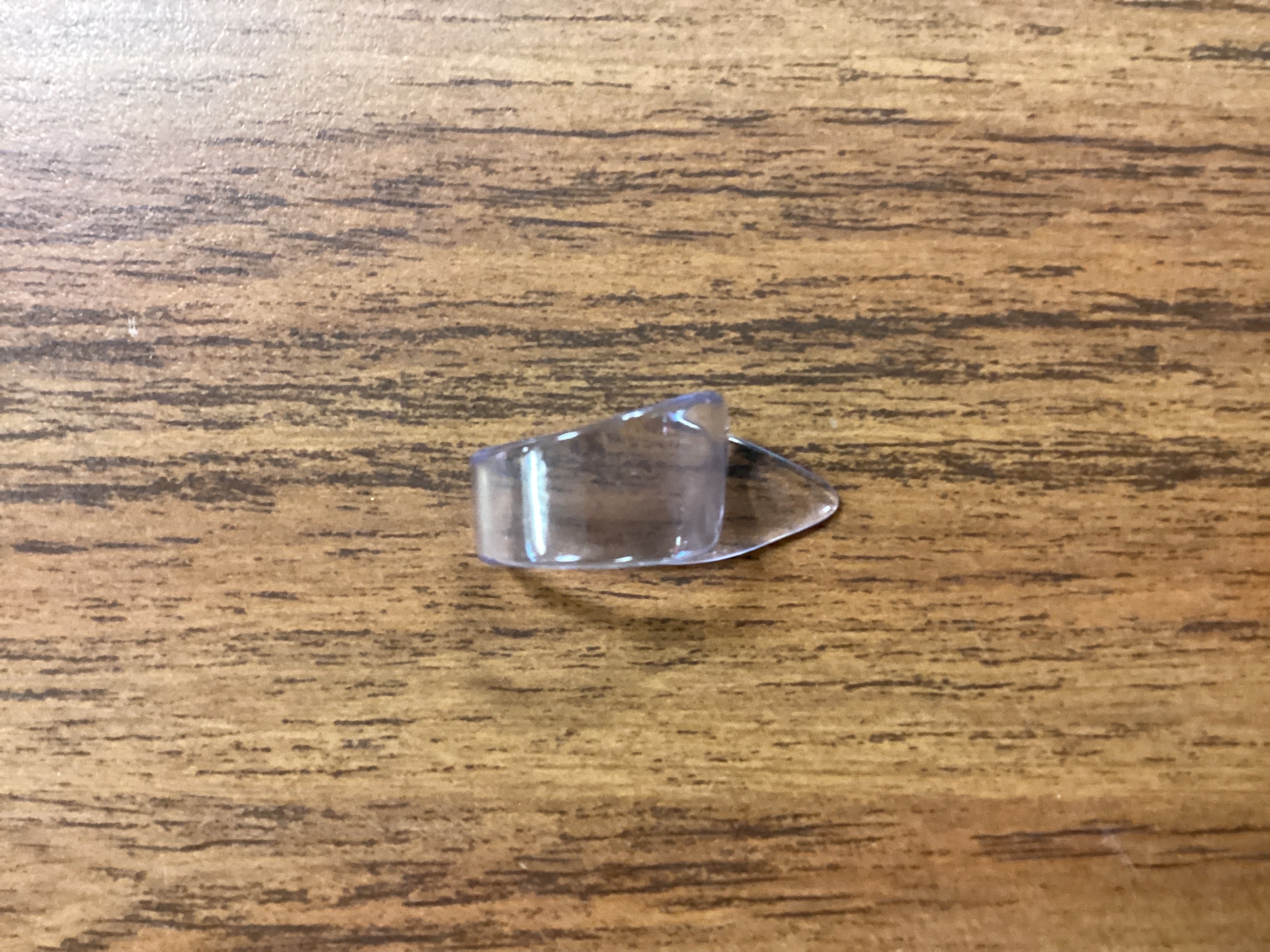Image of Dunlop Thumbpick Medium Clear