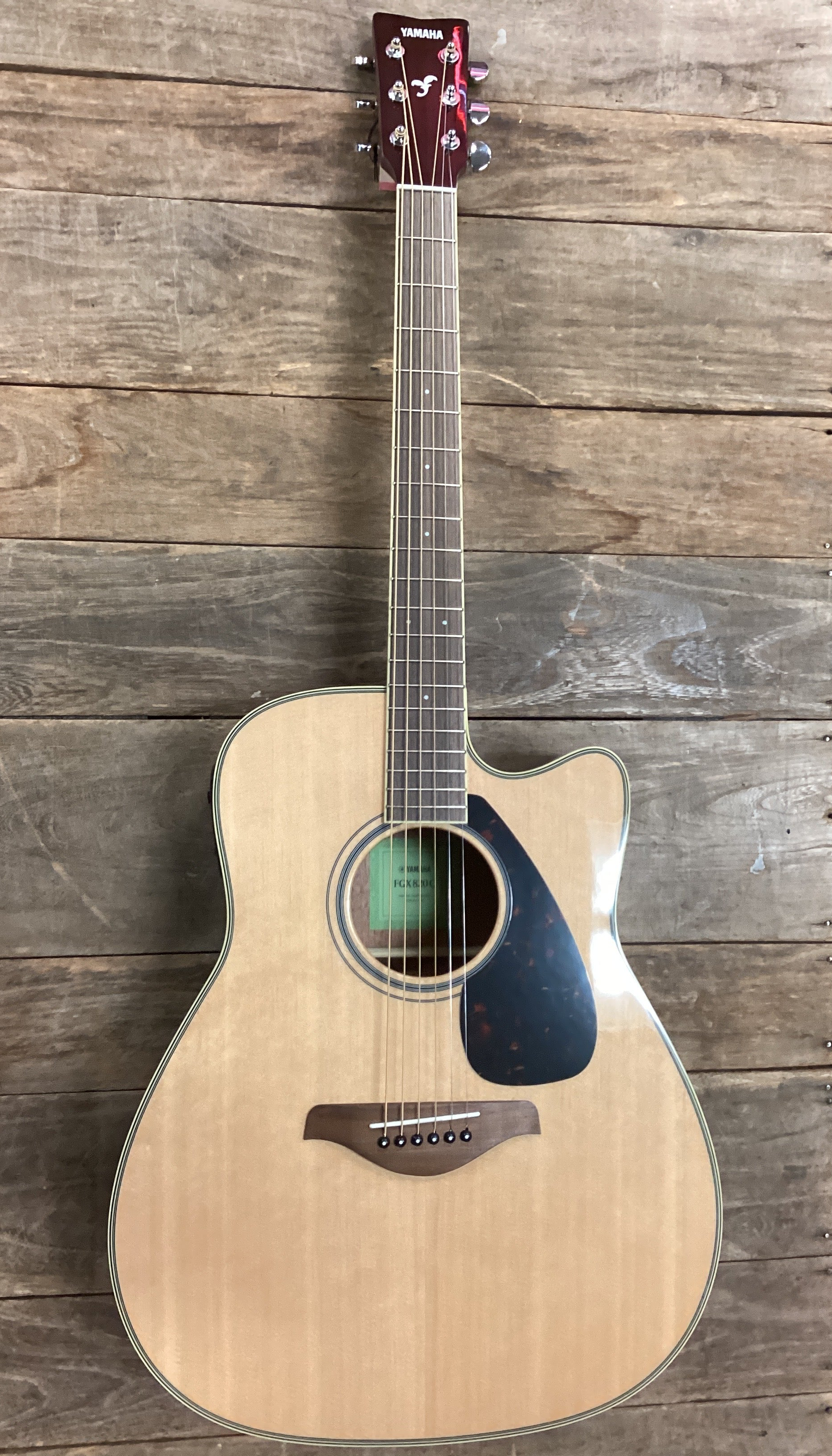 Image of Yamaha Acoustic/Electric Guitar,Solid Spruce Top, Mahogany B/S FGX820C