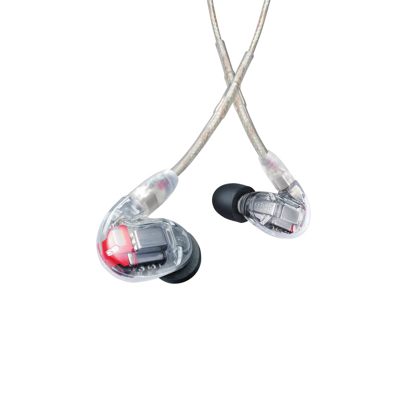 Image of Shure SE846-CL Gen 2 Sound Isolating Earphones - Quad Driver, Clear, Detachable Cable, Professional