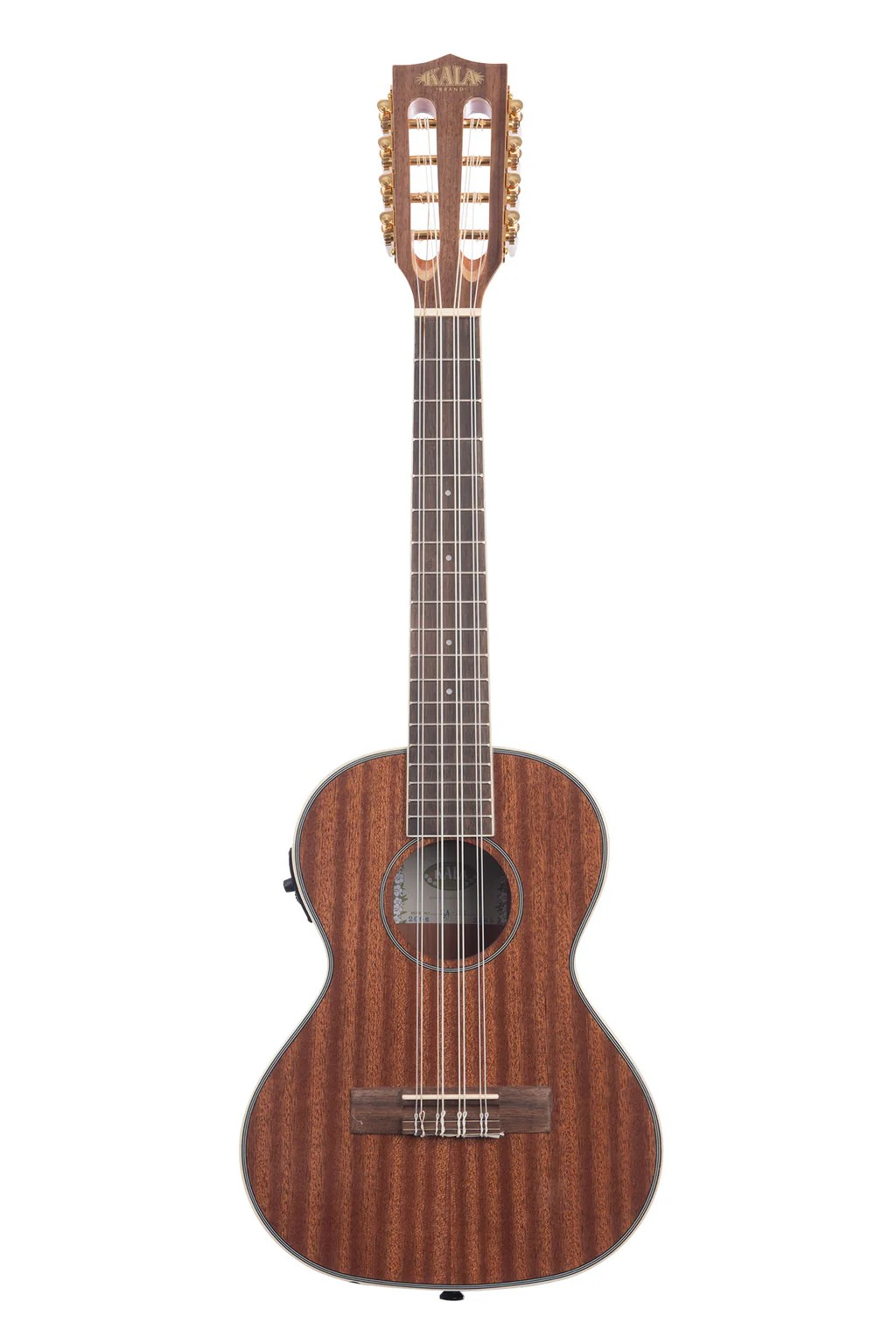 Image of KALA Gloss Mahogany 8-String Tenor Ukulele w/ EQ  Model: KA-8E