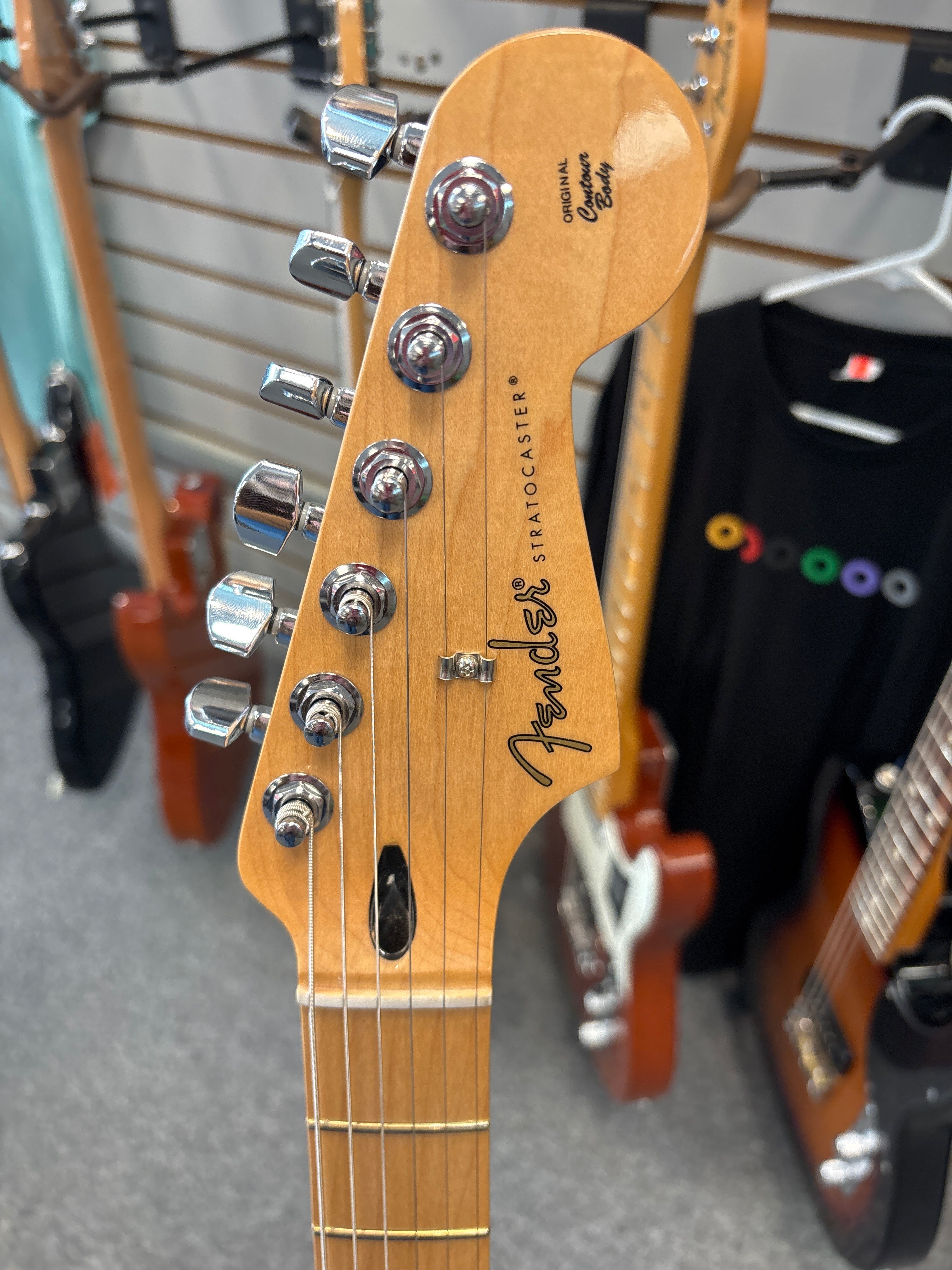 Image of FENDER PLAYER STRAT HSS Maple Neck Seafoam Green