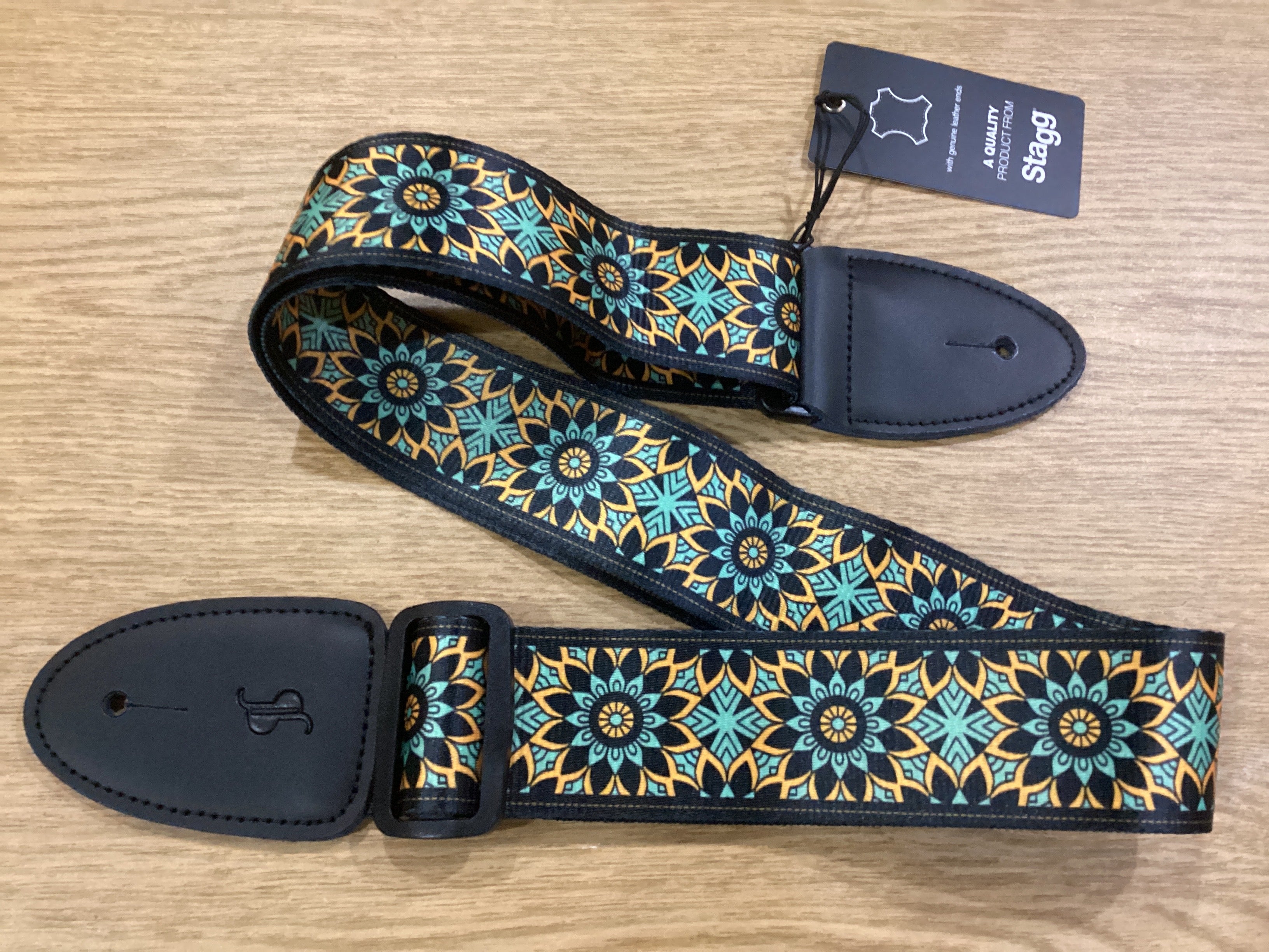 Image of Stagg TERYLENE STRAP MANDALA GREEN