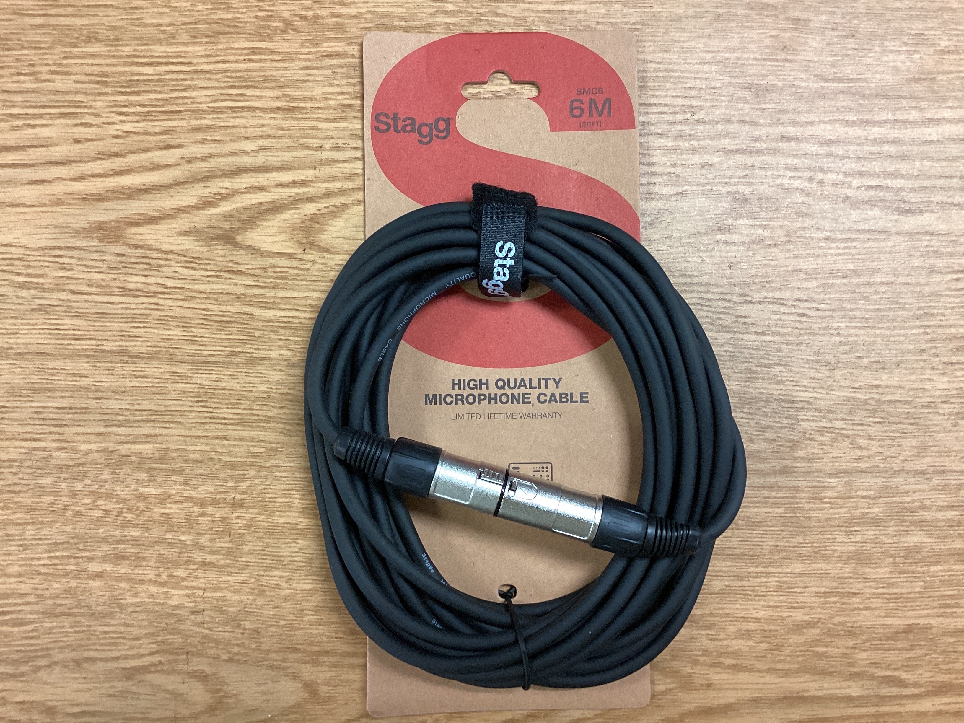 Image of Stagg Microphone Cable~XLR-XLR 20ft SMC6