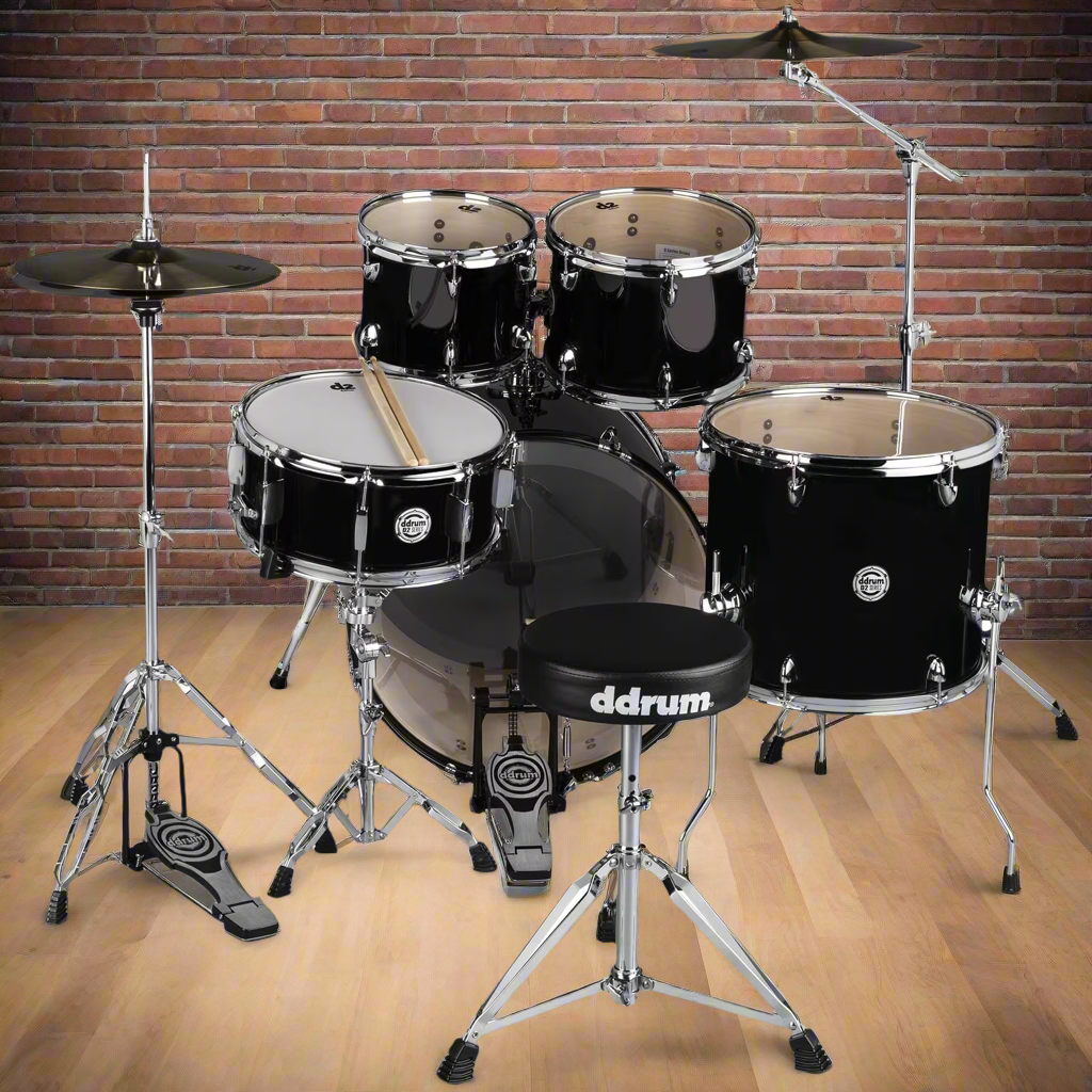 Image of Ddrum~D2 5-piece drum set w/cymbals~Midnight Black