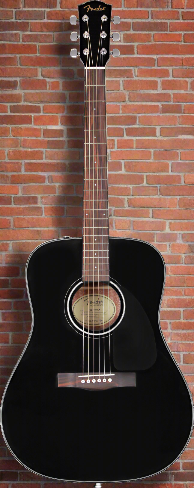 Image of FENDER CD-60 Dreadnought V3 w/Case, Walnut Fingerboard, Black