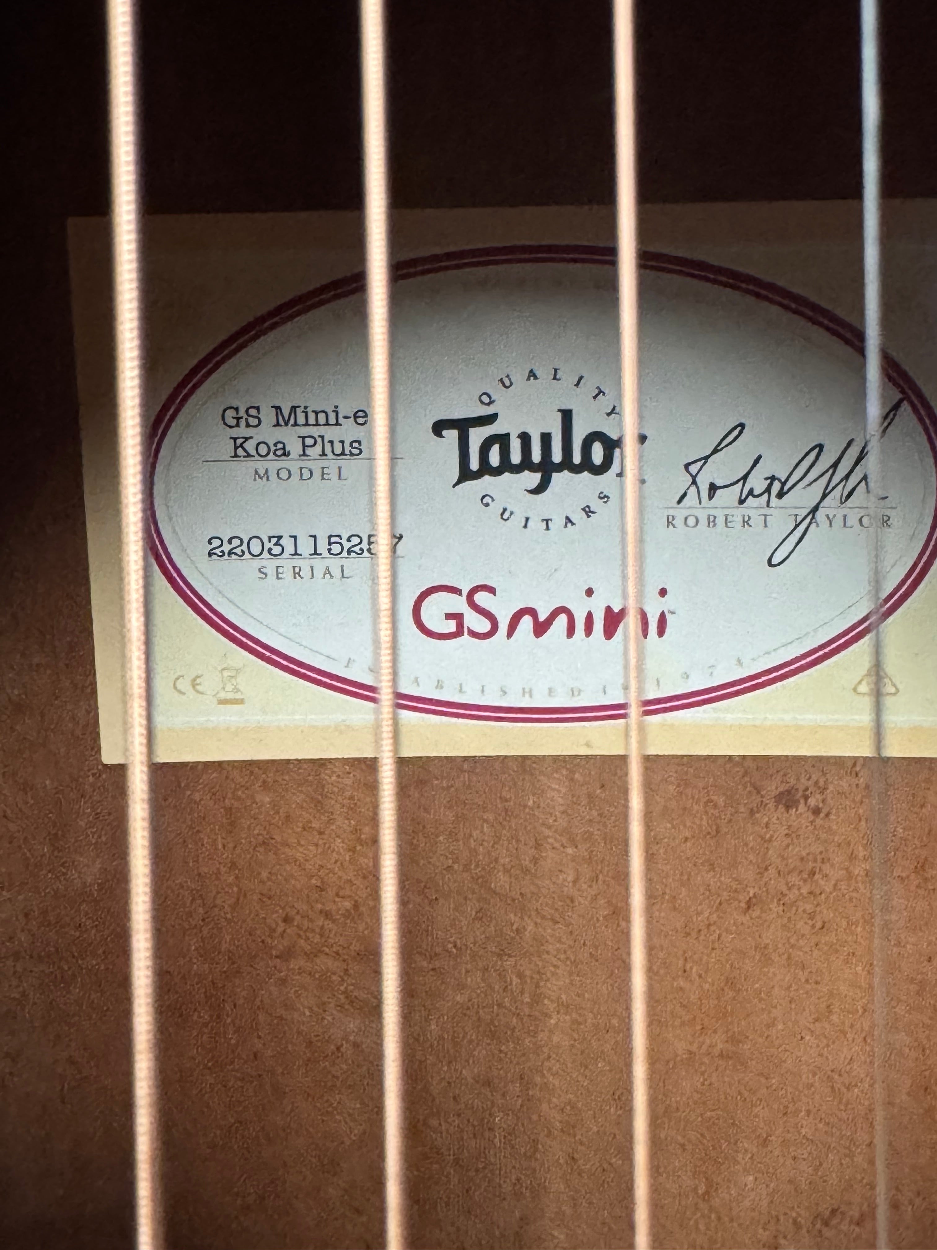 Image of Taylor GS Mini-e Koa Plus Preowned