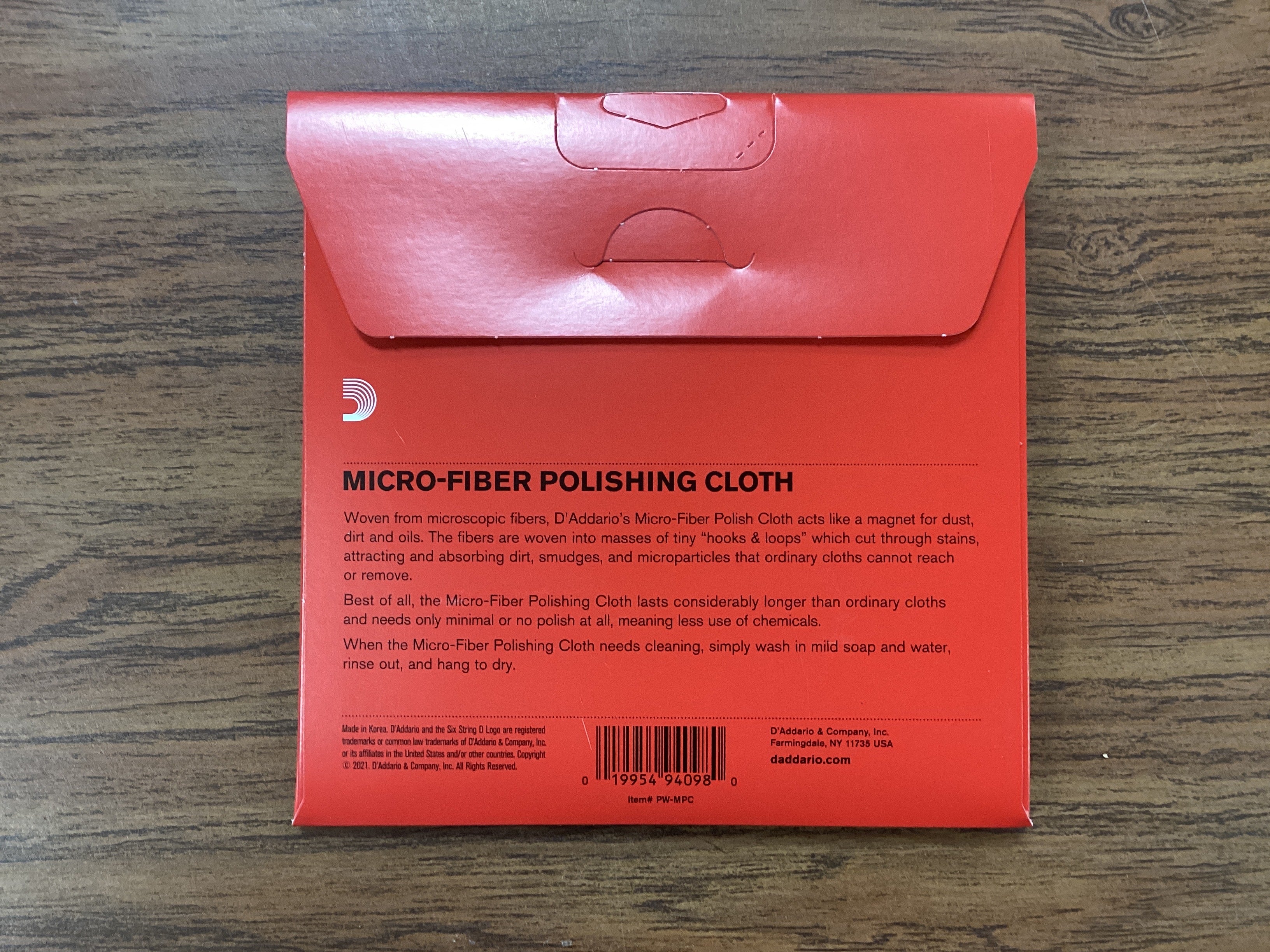 Image of D'Addario Micro-Fiber Polish Cloth