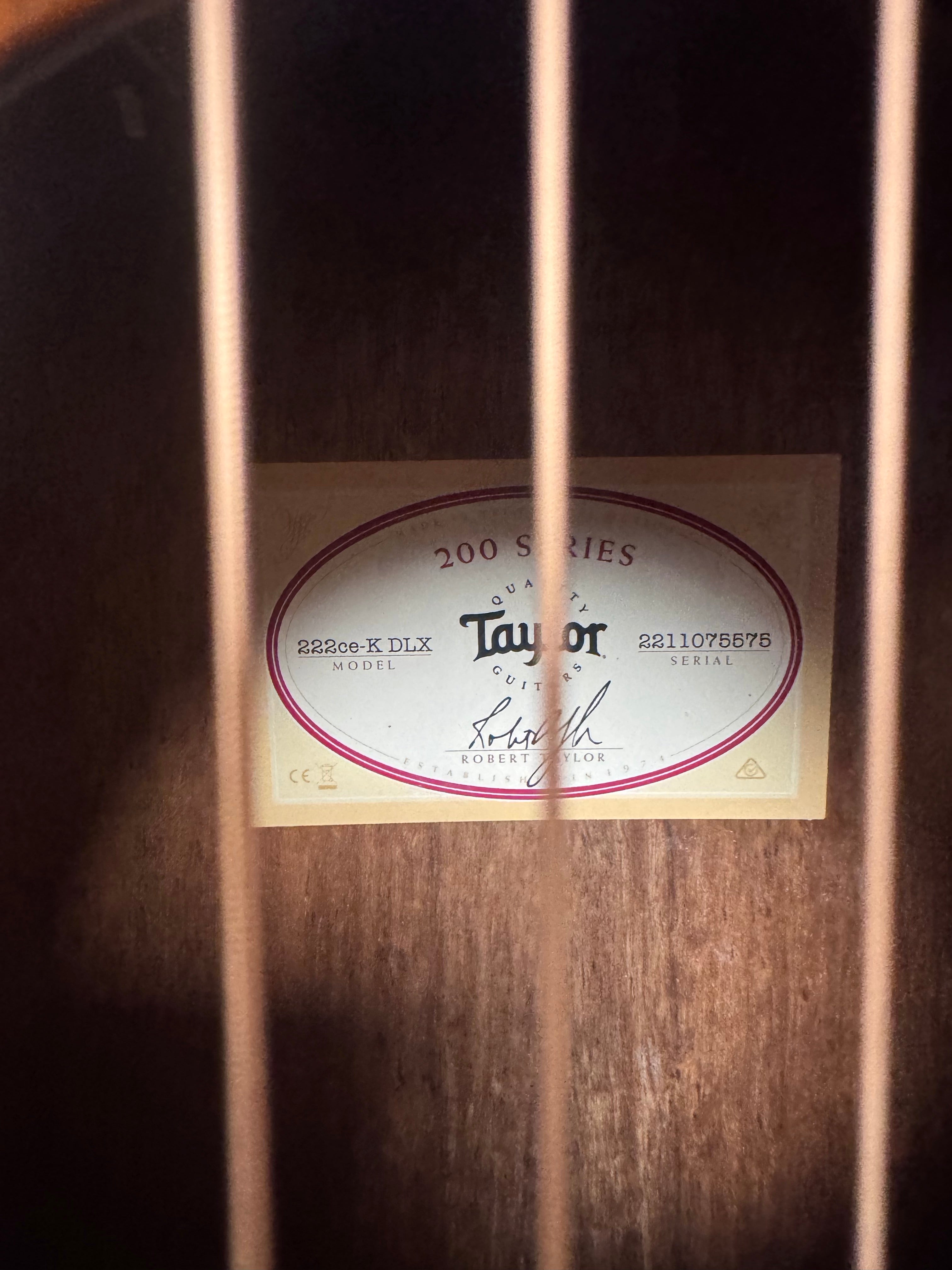 Image of Taylor 222ce-K DLX