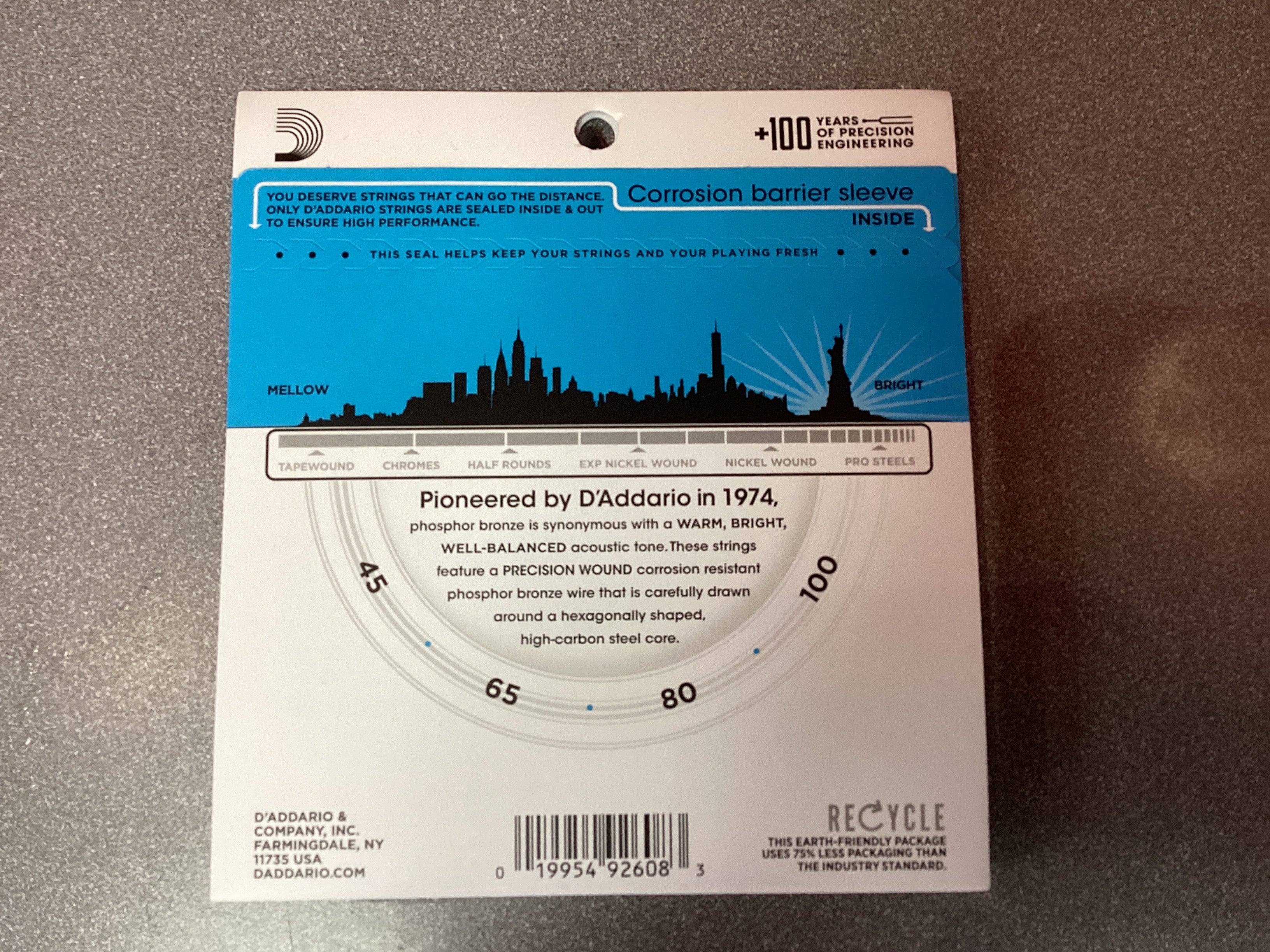 Image of D’Addario Acoustic Bass Strings 45-100