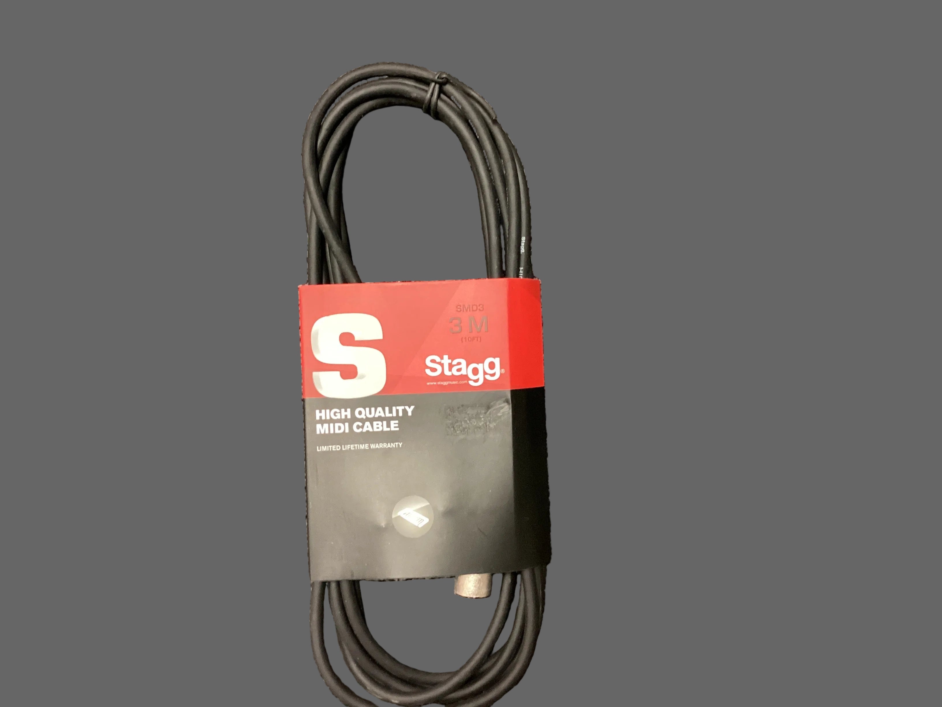 Image of Stagg 10 Foot Midi Cable SMD3