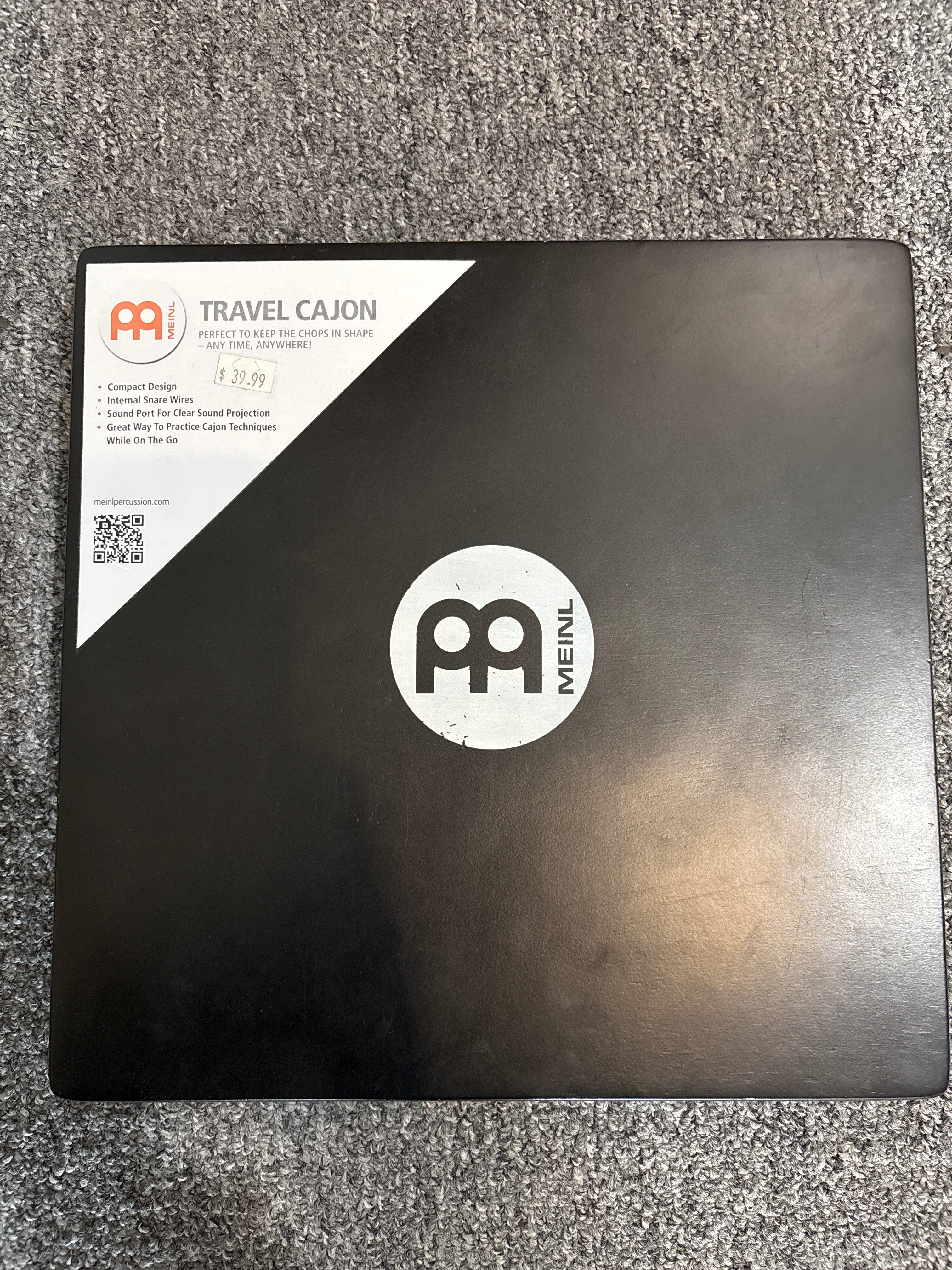 Image of MEINL Travel Series Travel Cajon - TCAJ1BK