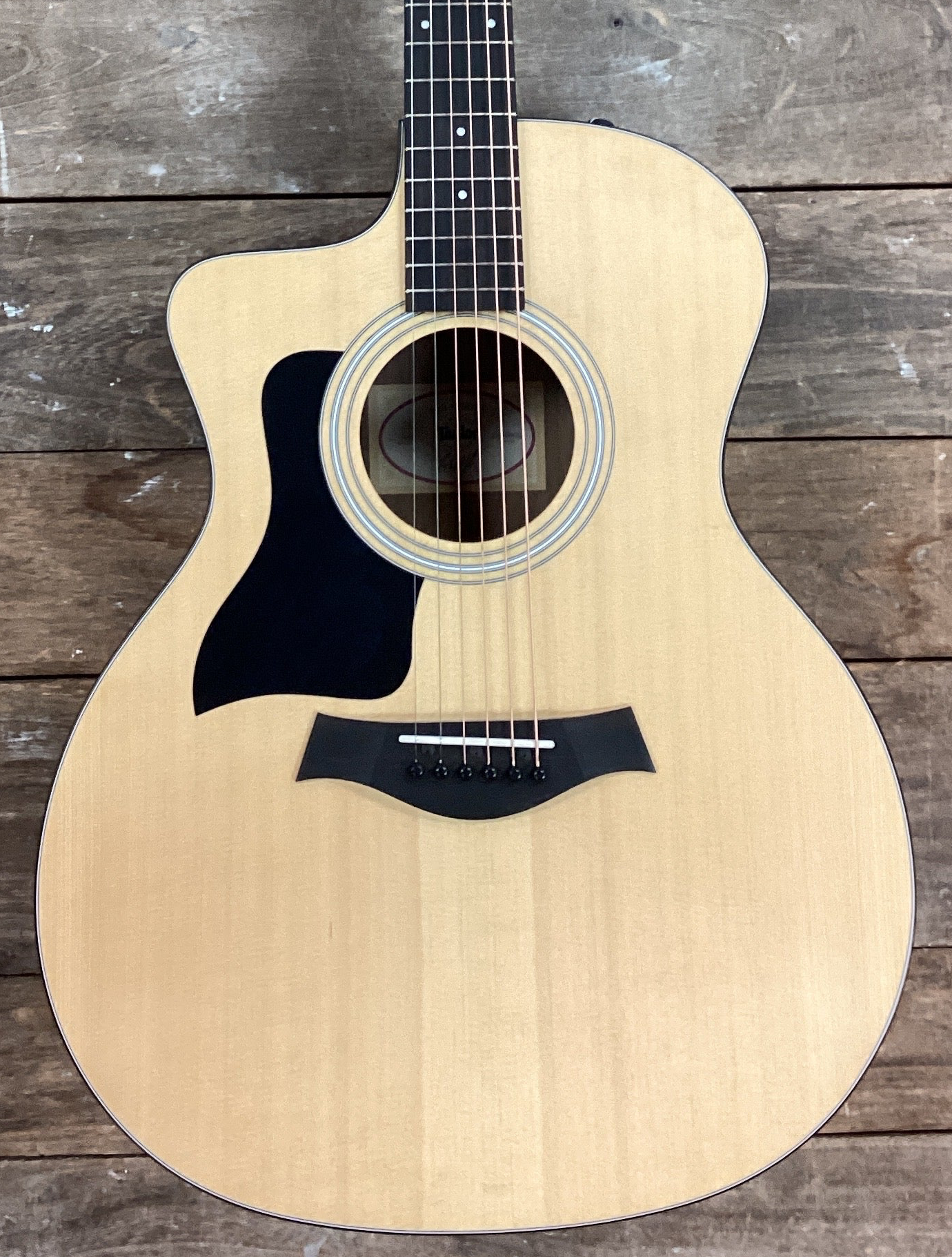 Image of Taylor 114ce Left-Handed Acoustic/Electric Guitar w/Deluxe Gigbag