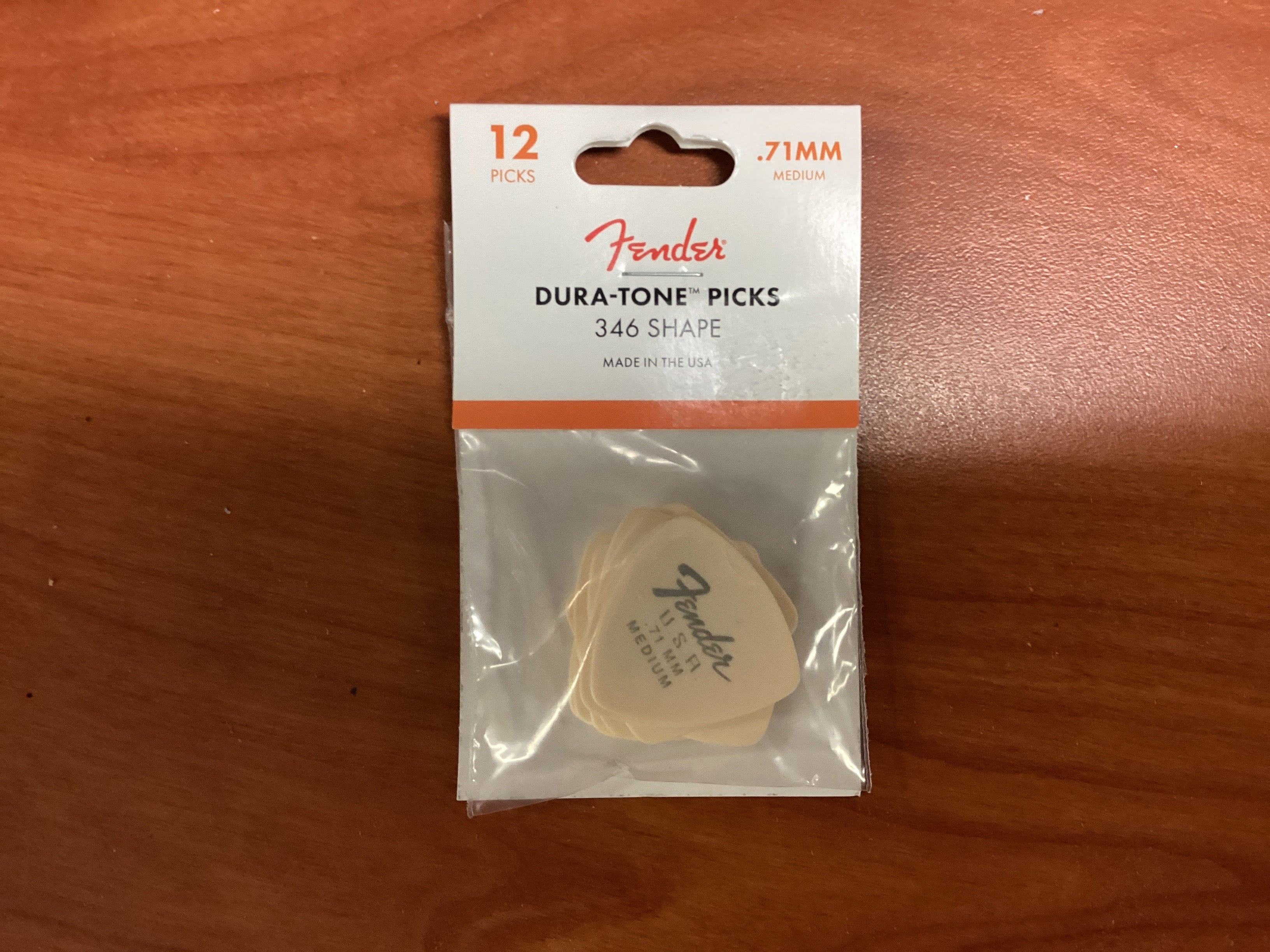 Image of Fender Dura-Tone 346 12 Pick Pack .71