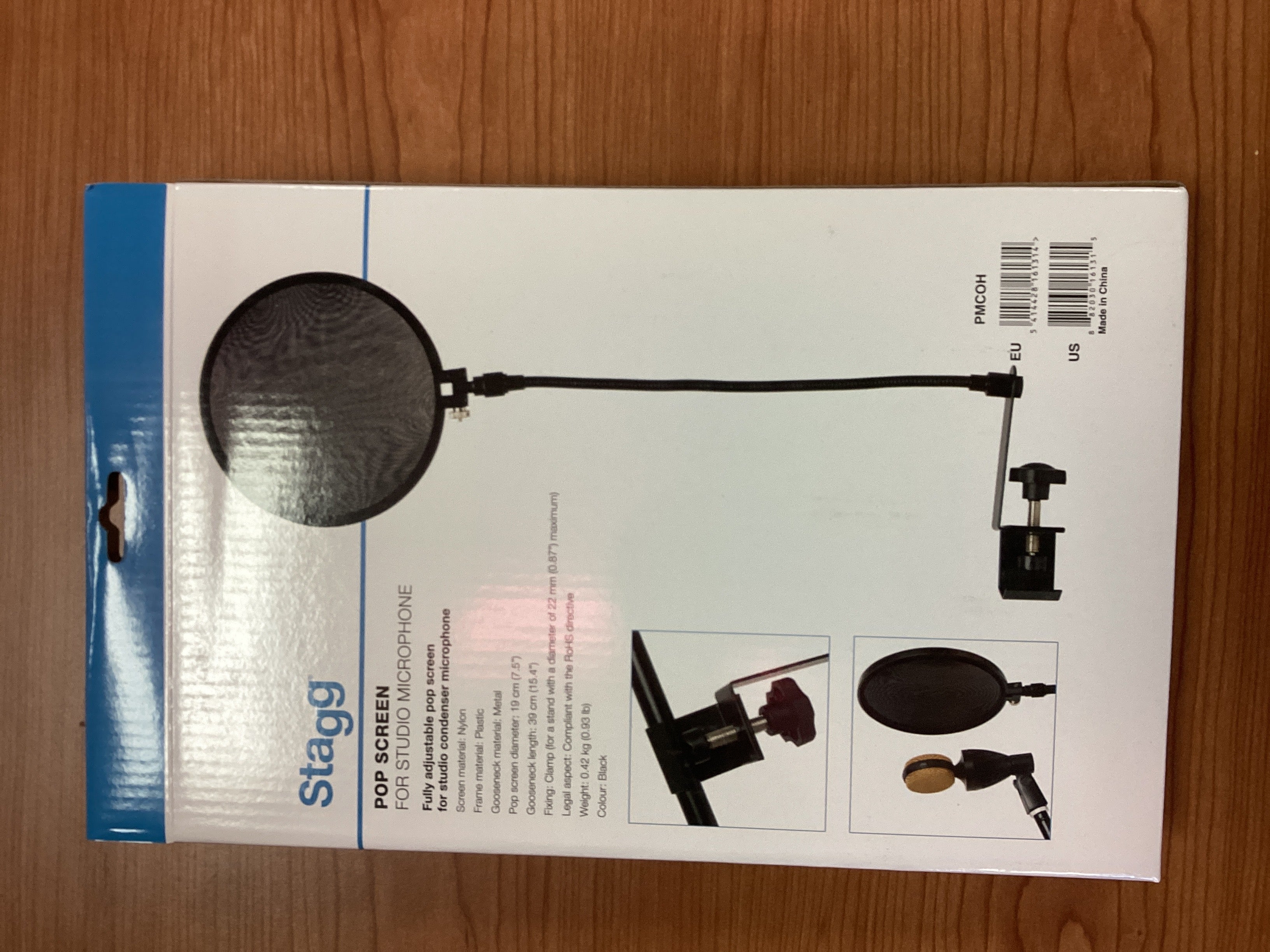 Image of Stagg Pop-Screen for Studio Mics