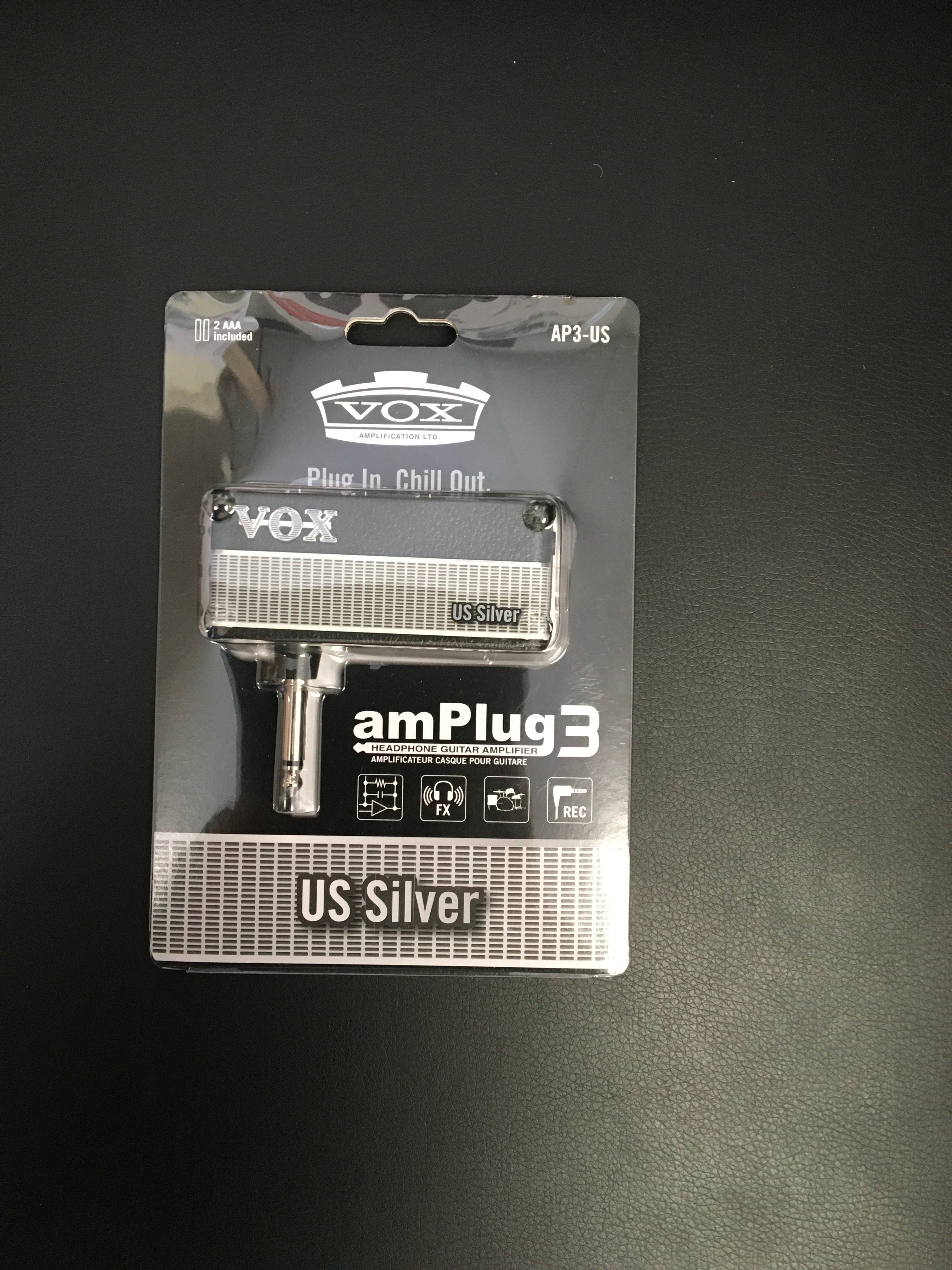 Image of Vox AmPlug3 Headphone Guitar Amplifier US Silver AP3