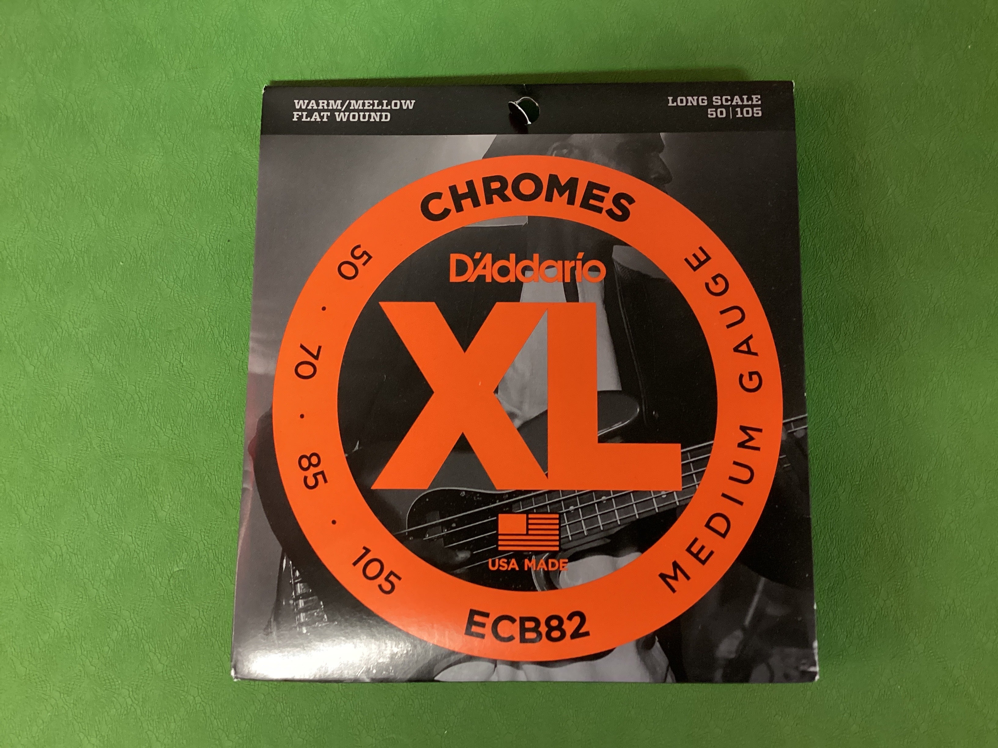 Image of D’Addario Chromes Flatwound 50-105 bass strings