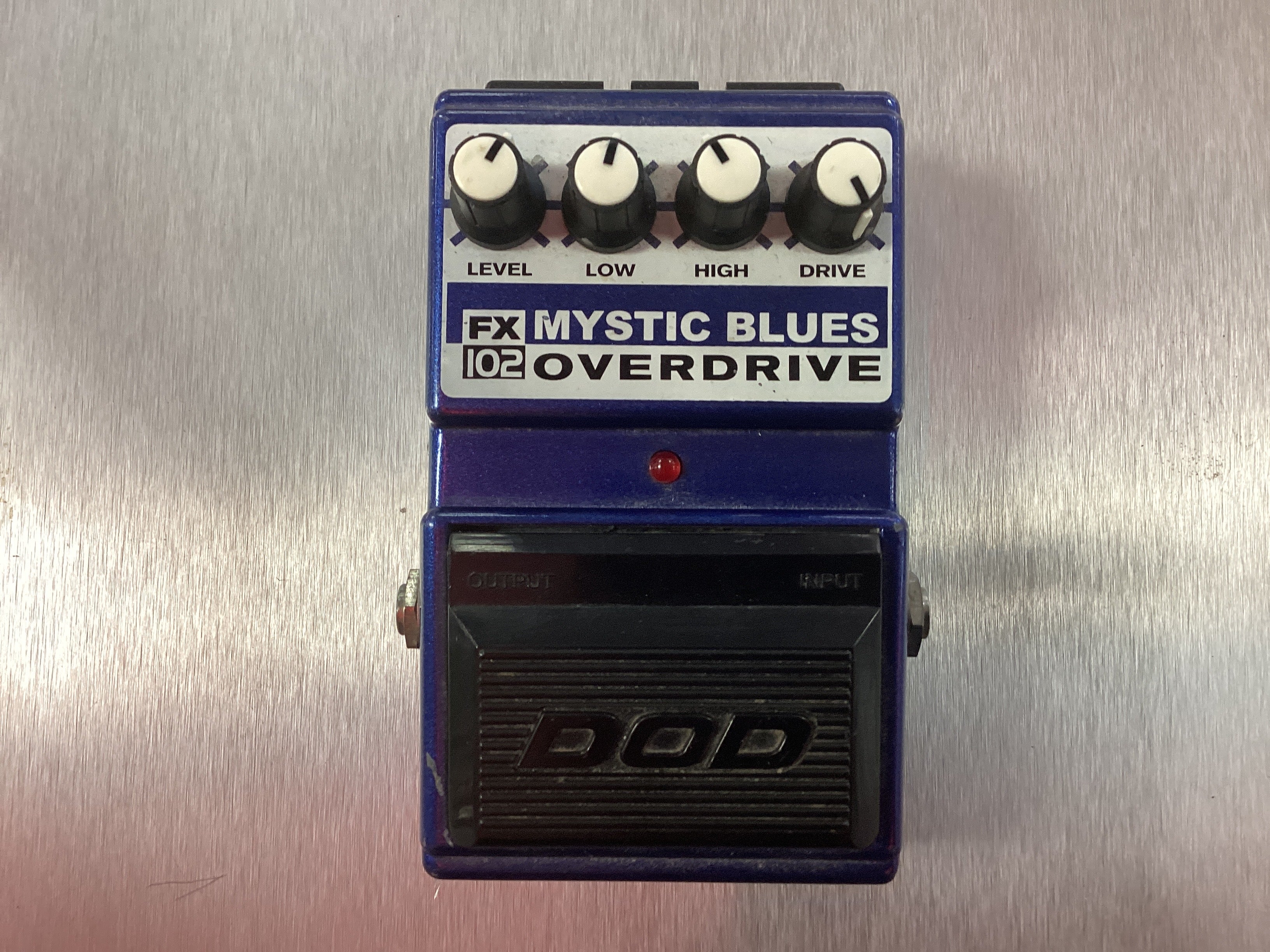 Image of USED DOD Mystic Blues Overdrive guitar pedal