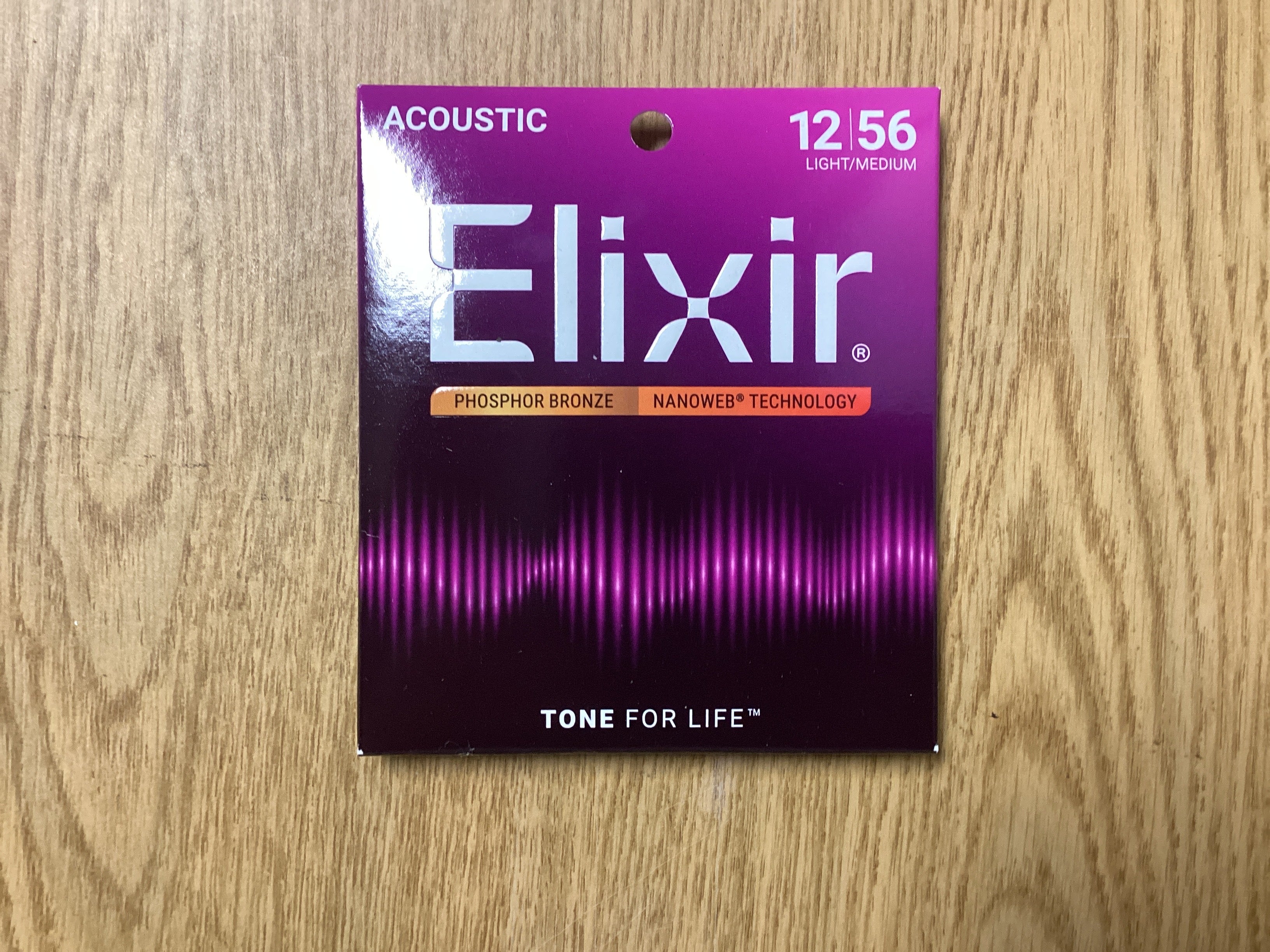 Image of Elixir 12-56 Light/Medium acoustic strings