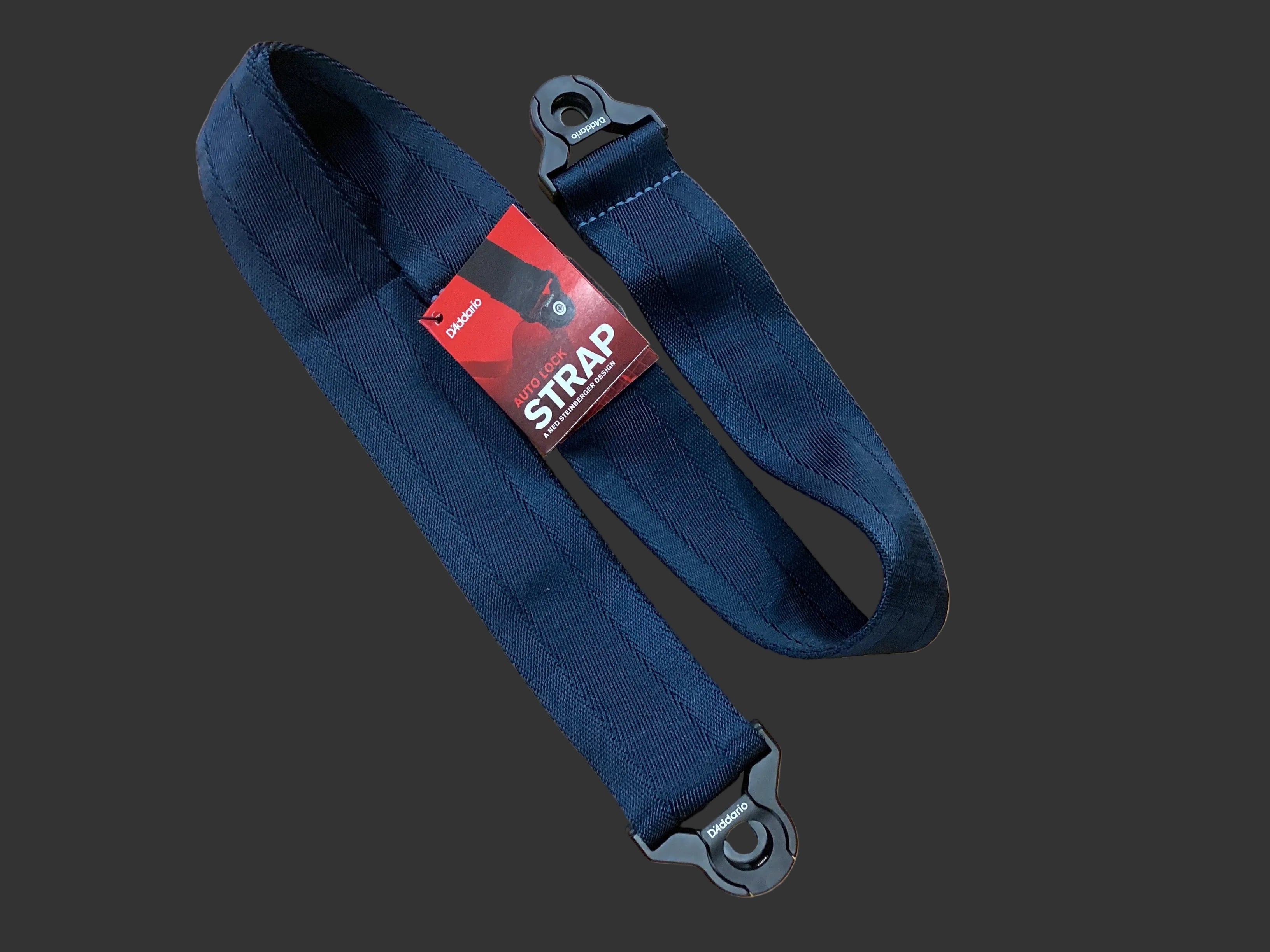 Image of D'Addario Auto Lock Guitar Strap, Midnight Blue