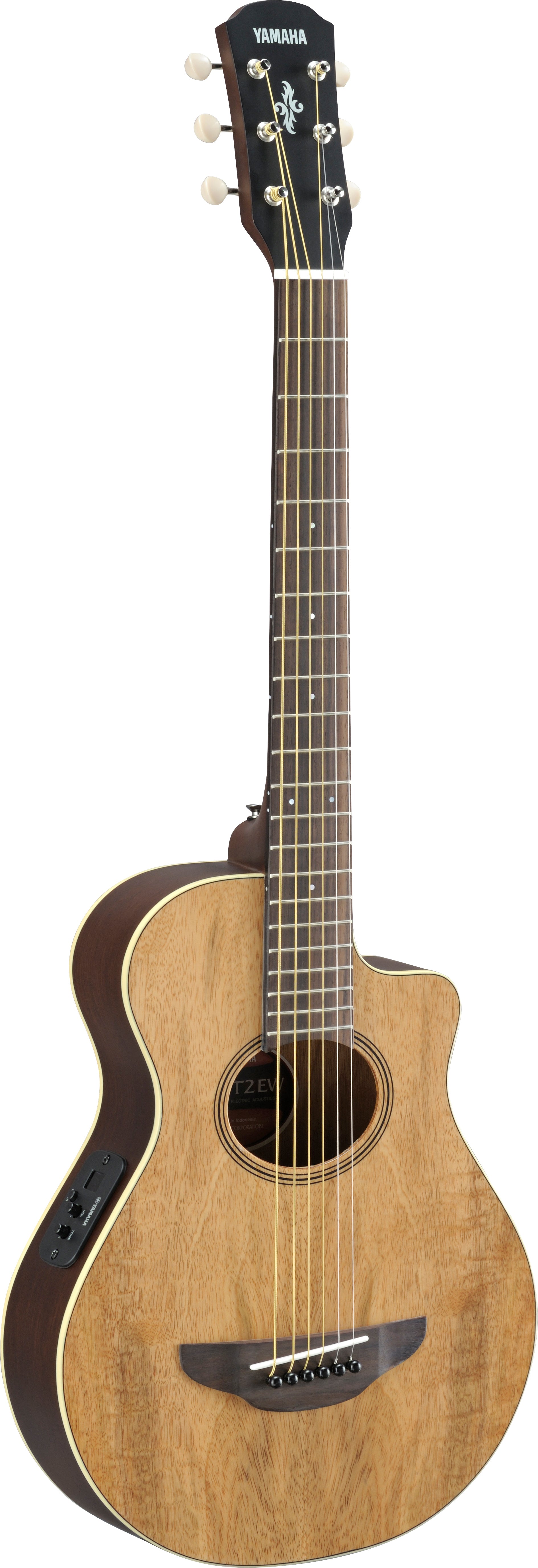 Image of Yamaha APXT2EW 3/4 Size Thinline Acoustic-Electric Cutaway Guitar, Natural