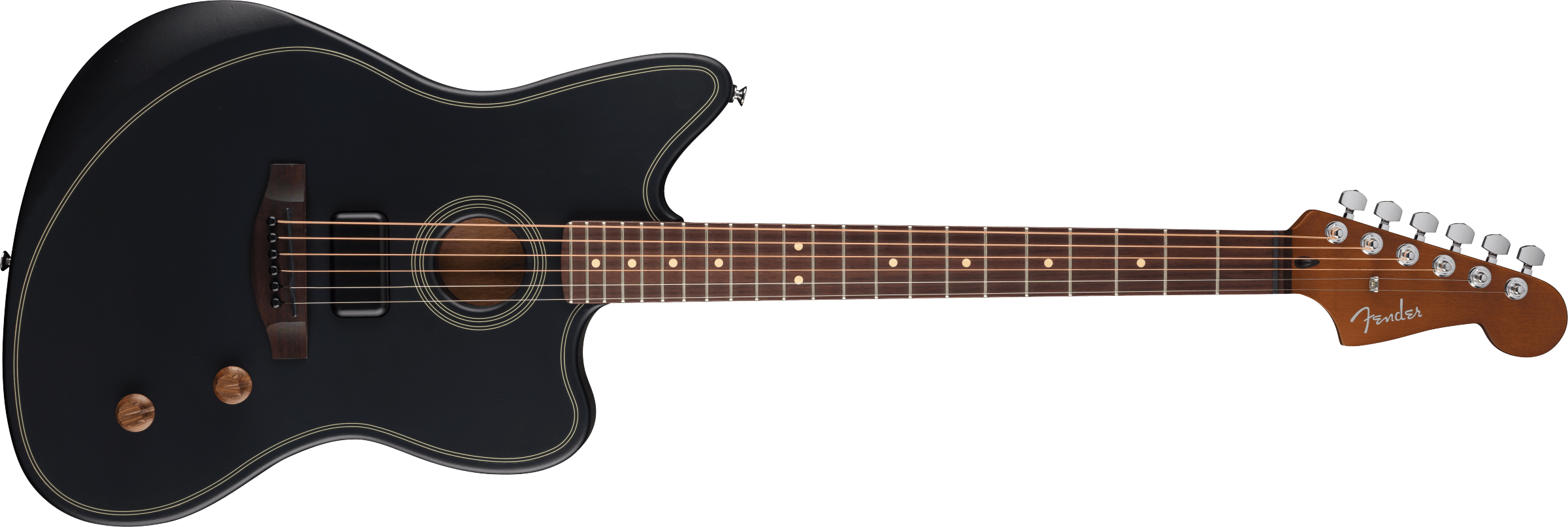 Image of Fender Acoustasonic Standard Jazzmaster - Black