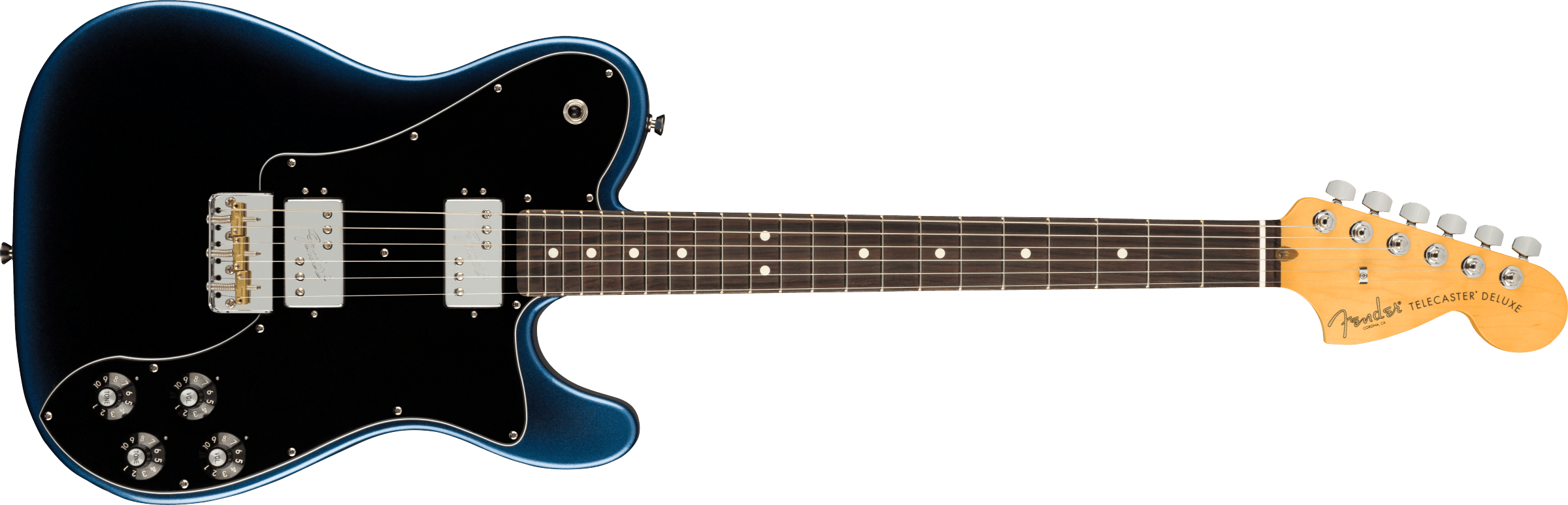 Image of Fender American Professional II Telecaster Deluxe - Dark Night with Rosewood Fingerboard