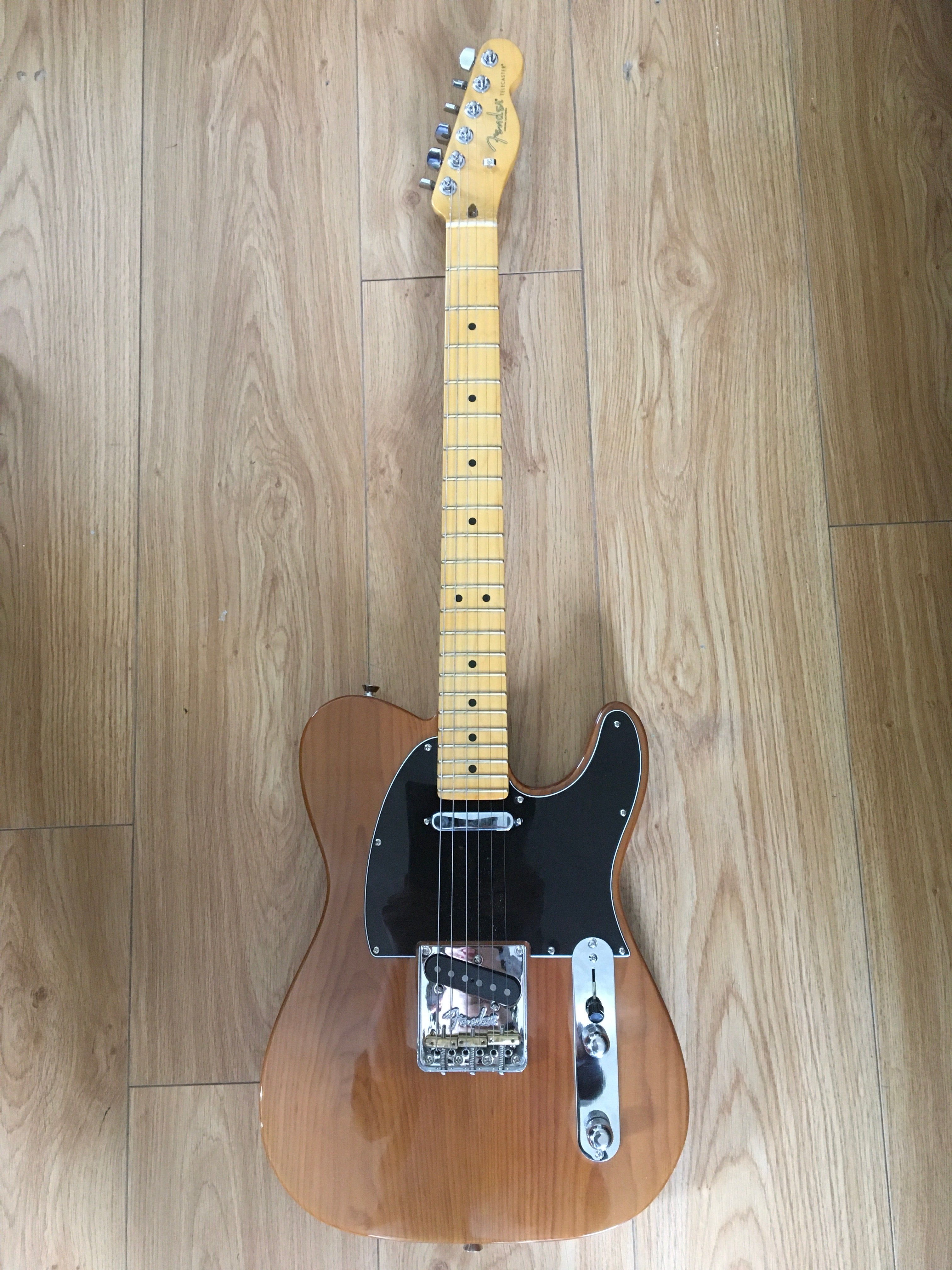 Image of Fender American Professional II Roasted Pine Telecaster Electric Guitar Natural