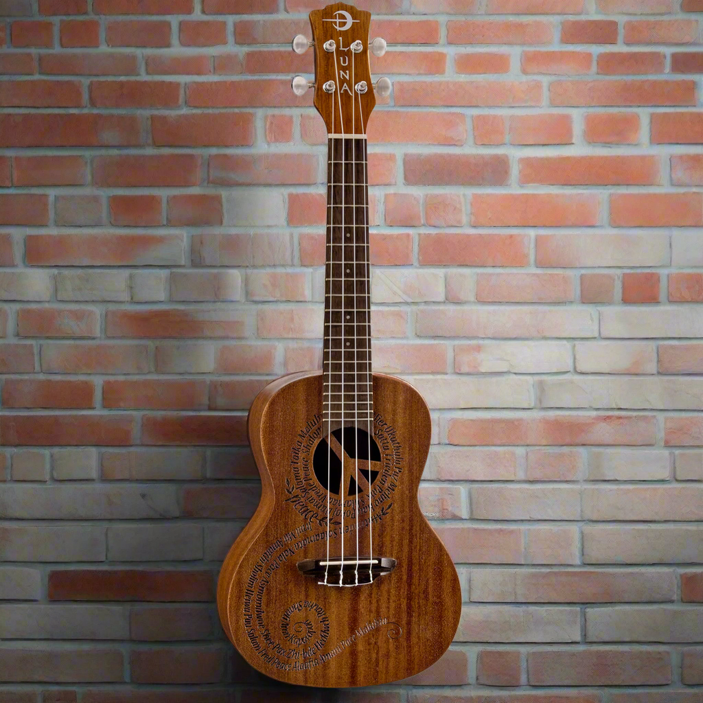 Image of LUNA Uke MALUHIA Peace Concert  w/Gigbag UKE MALU