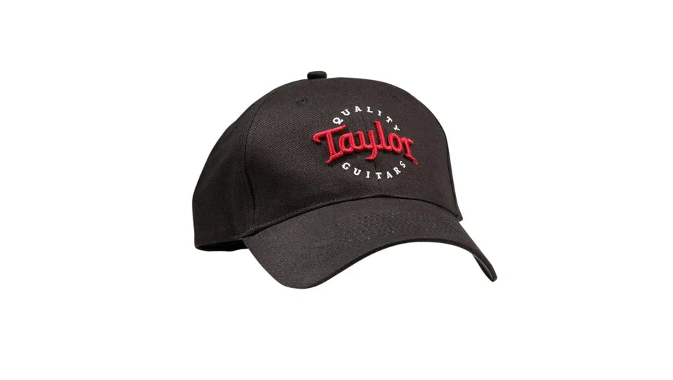 Image of Taylor Black Cap Red White Embroidery