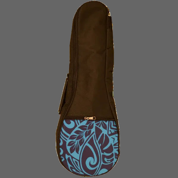 Image of Kala Soprano Padded Ukulele Bag Blue Pattern