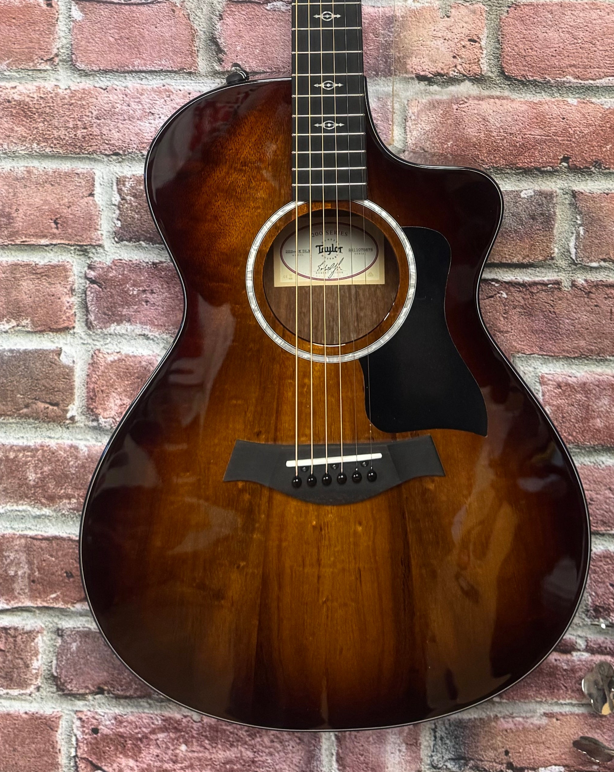 Taylor 222ce-K DLX All-Koa Acoustic/Electric Guitar - Premium 