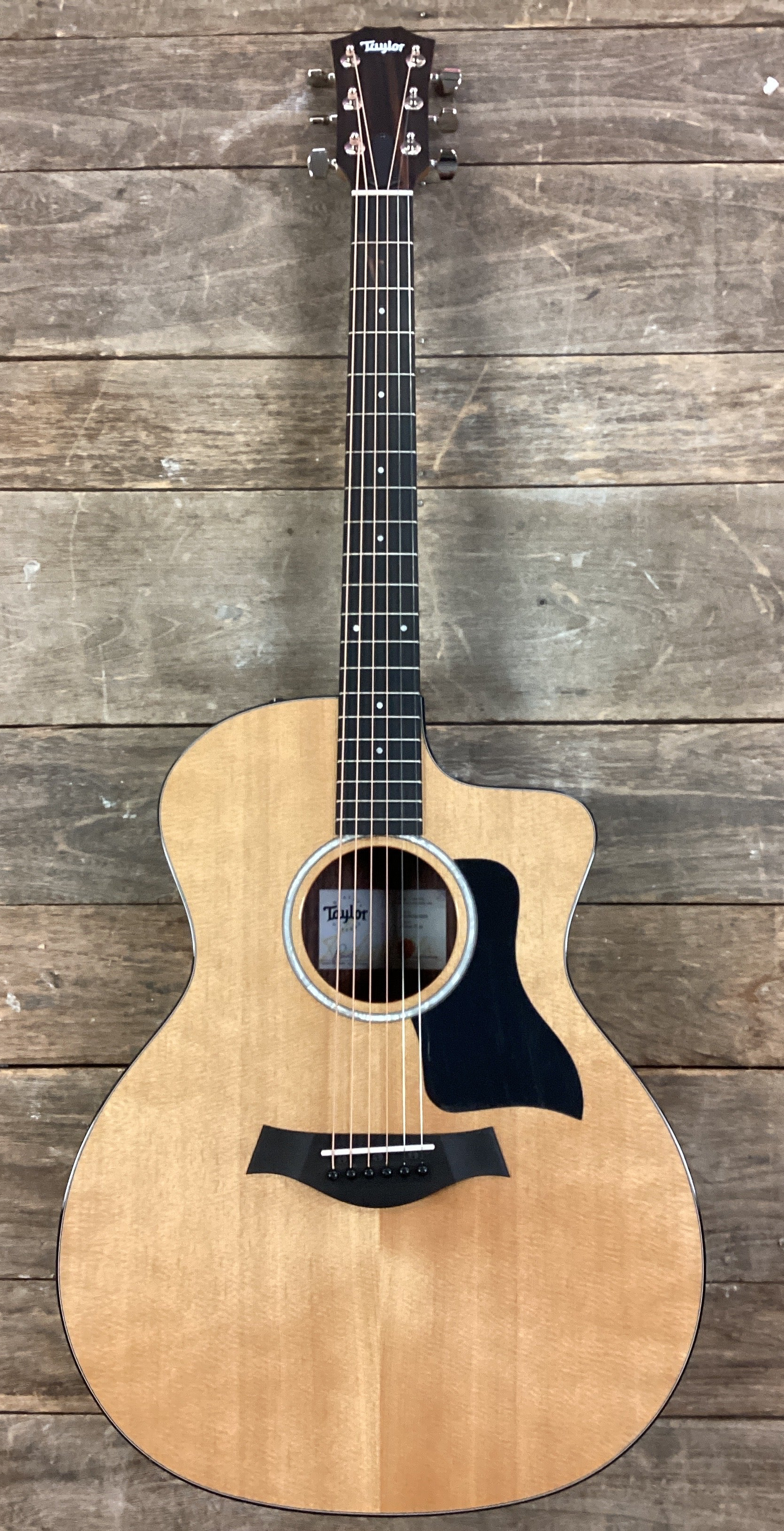 Image of Taylor 214ce Plus Acoustic-Electric Guitar - Natural Sitka Spruce