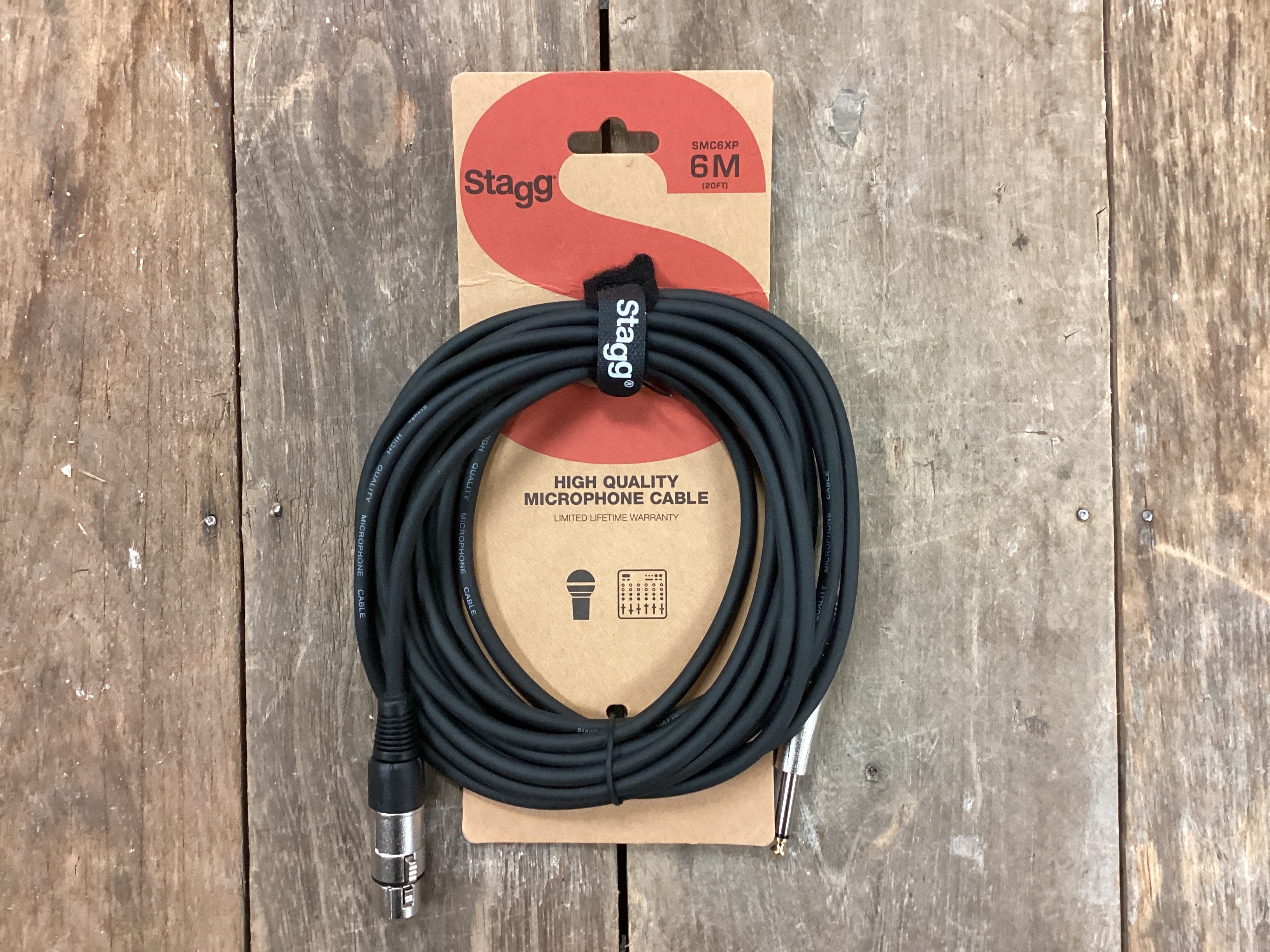 Image of Stagg XLR-F to 1/4” cable~20ft SMC6XP