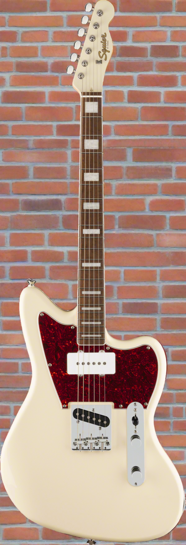 Image of Fender Limited Edition Paranormal Offset Telecaster® SJ, Laurel Fingerboard, Tortoiseshell Pickguard, Olympic White