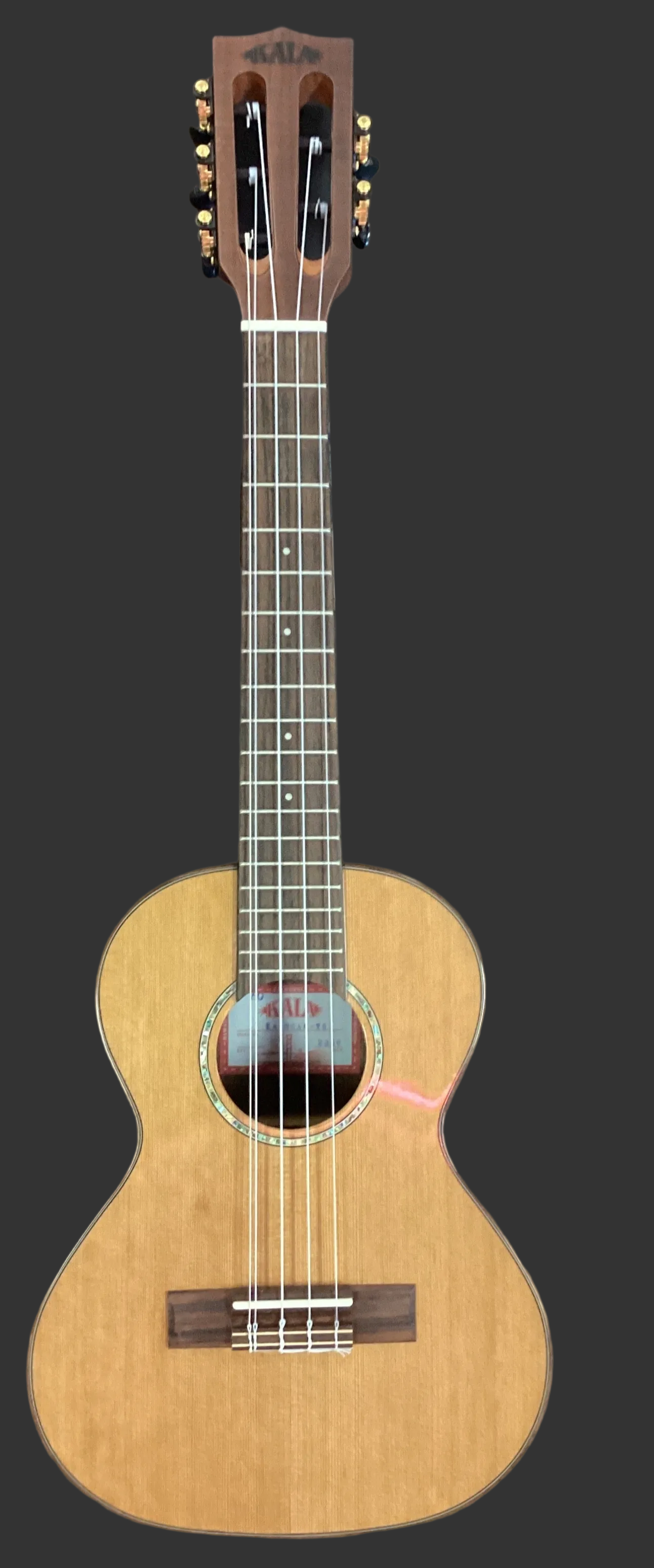 Image of Kala Solid Cedar Top Acacia Tenor 5-String Ukulele