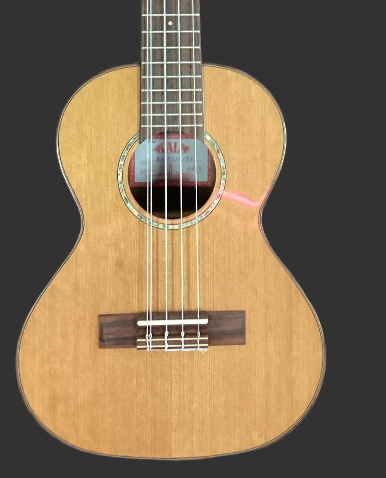 Image of Kala Solid Cedar Top Acacia Tenor 5-String Ukulele
