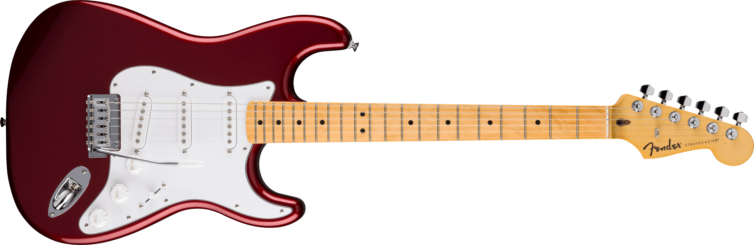 Image of Fender Standard Stratocaster Candy Cola Maple Fingerboard Electric Guitar
