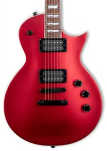 Image of LTD~EC-256~Single Cut Electric Guitar~Candy Apple Red Satin