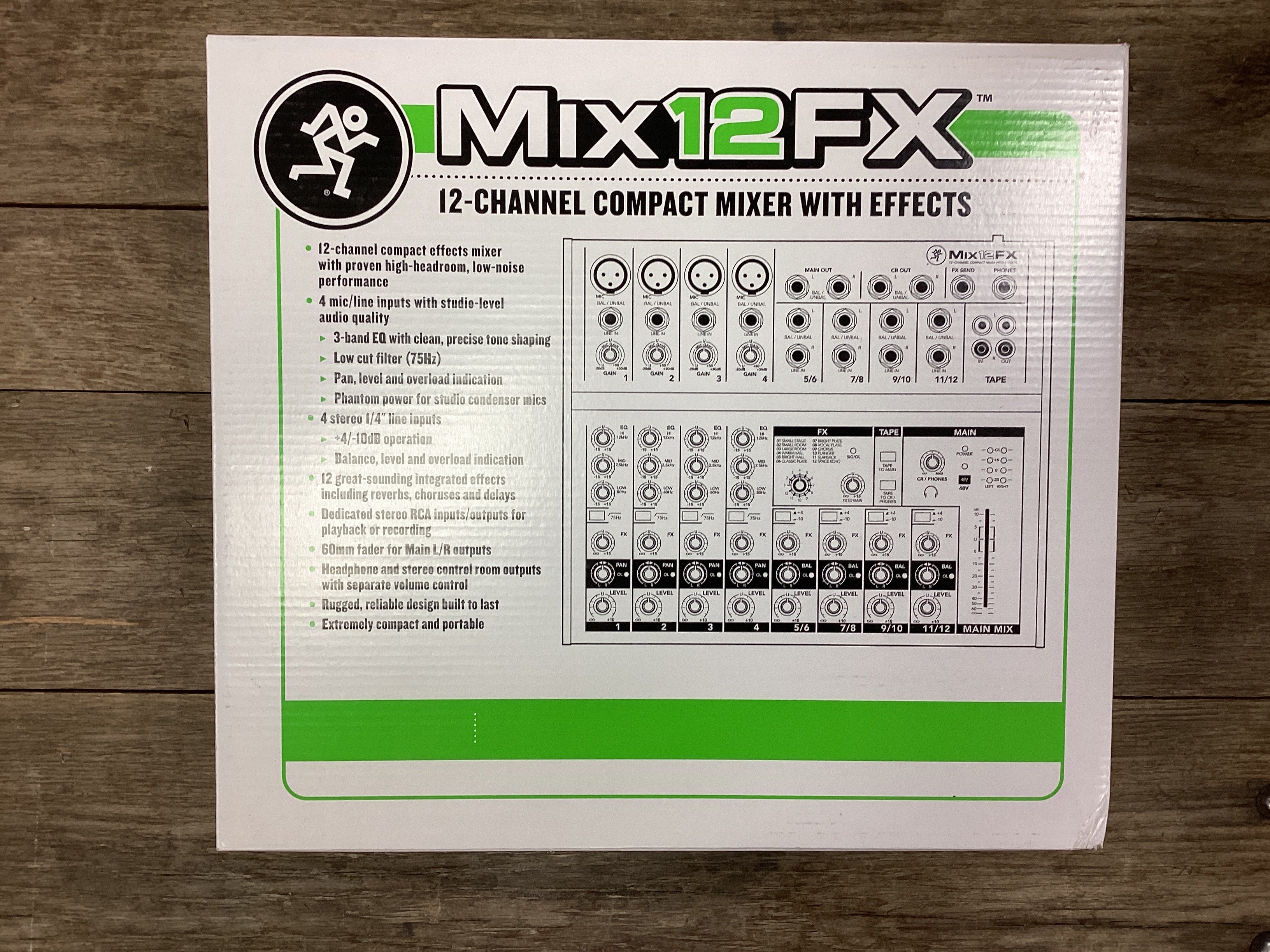Image of Mackie MIX12FX 12-Channel Compact Mixer w/ FX