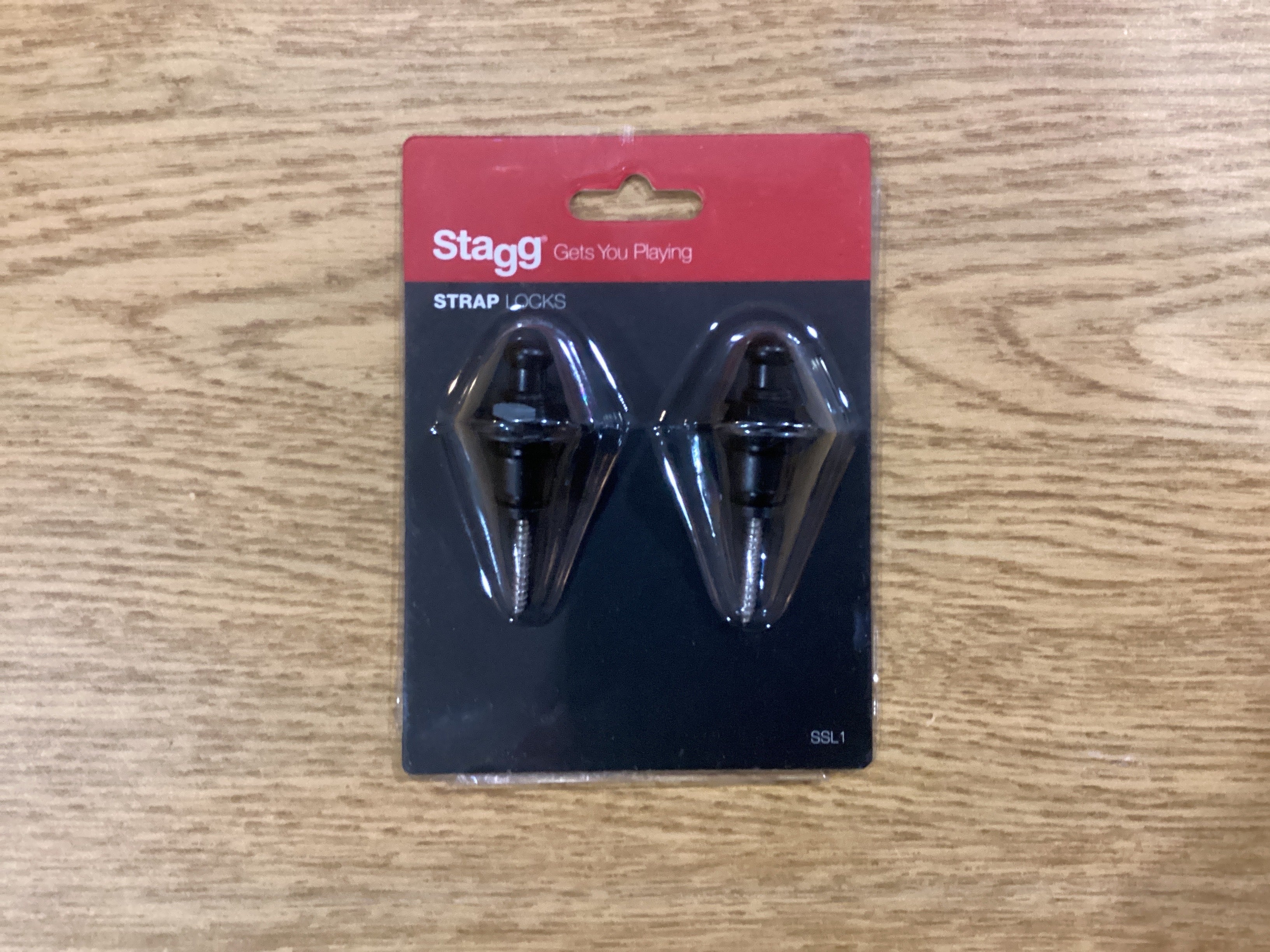 Image of Stagg STRAP BUTTONS & LOCKS SSL1 BK