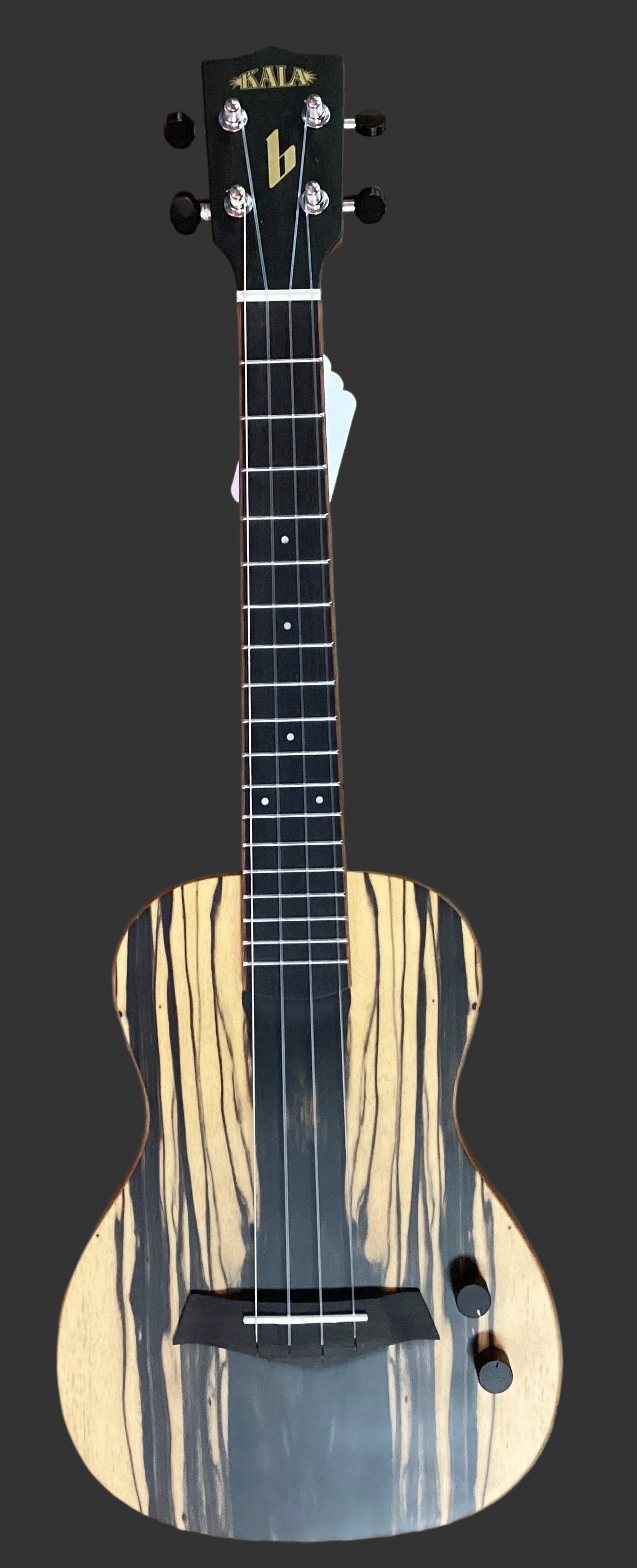 Image of Kala Solid Body Electric Sunny & the Black Pack Signature Tenor Ukulele