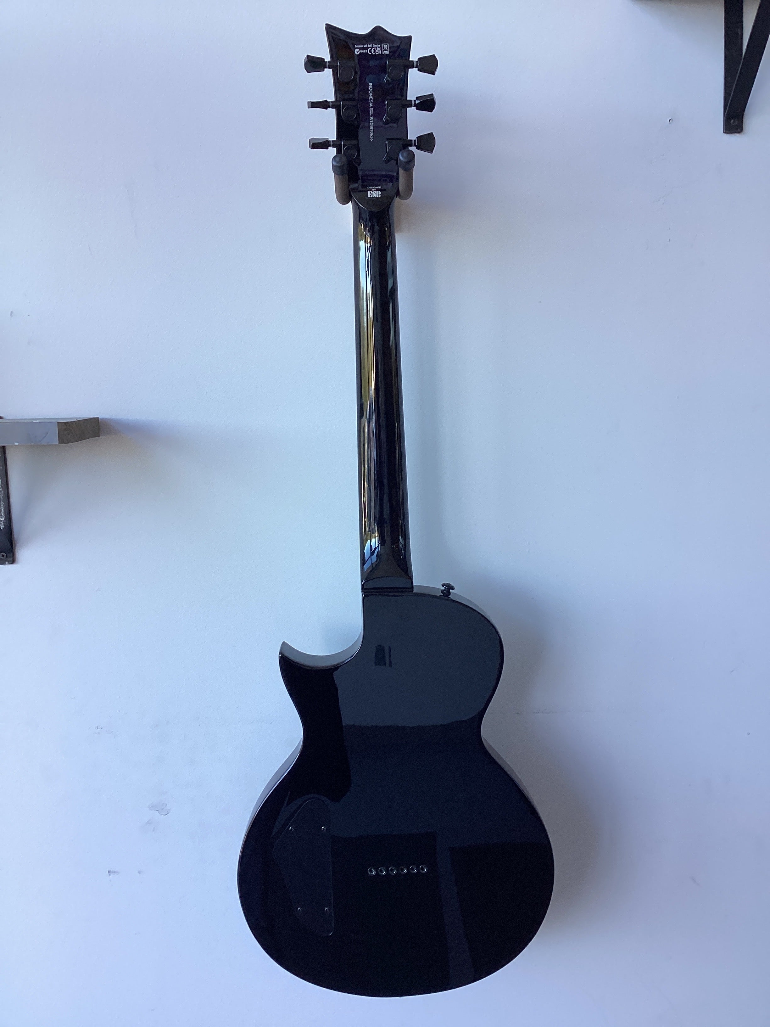 LTD EC-201 FT (Flat-Top) Single Cut Electric Guitar~Black