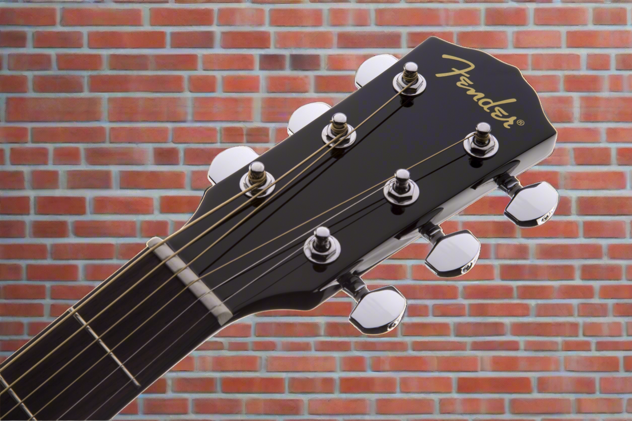 Image of FENDER CD-60 Dreadnought V3 w/Case, Walnut Fingerboard, Black