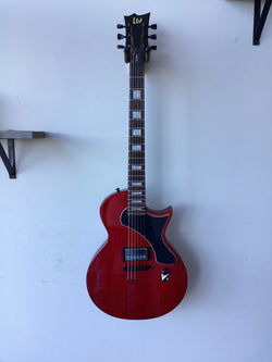 Image of LTD EC-201 FT (Flat-Top)Single Cut Electric Guitar~See Thru Black Cherry