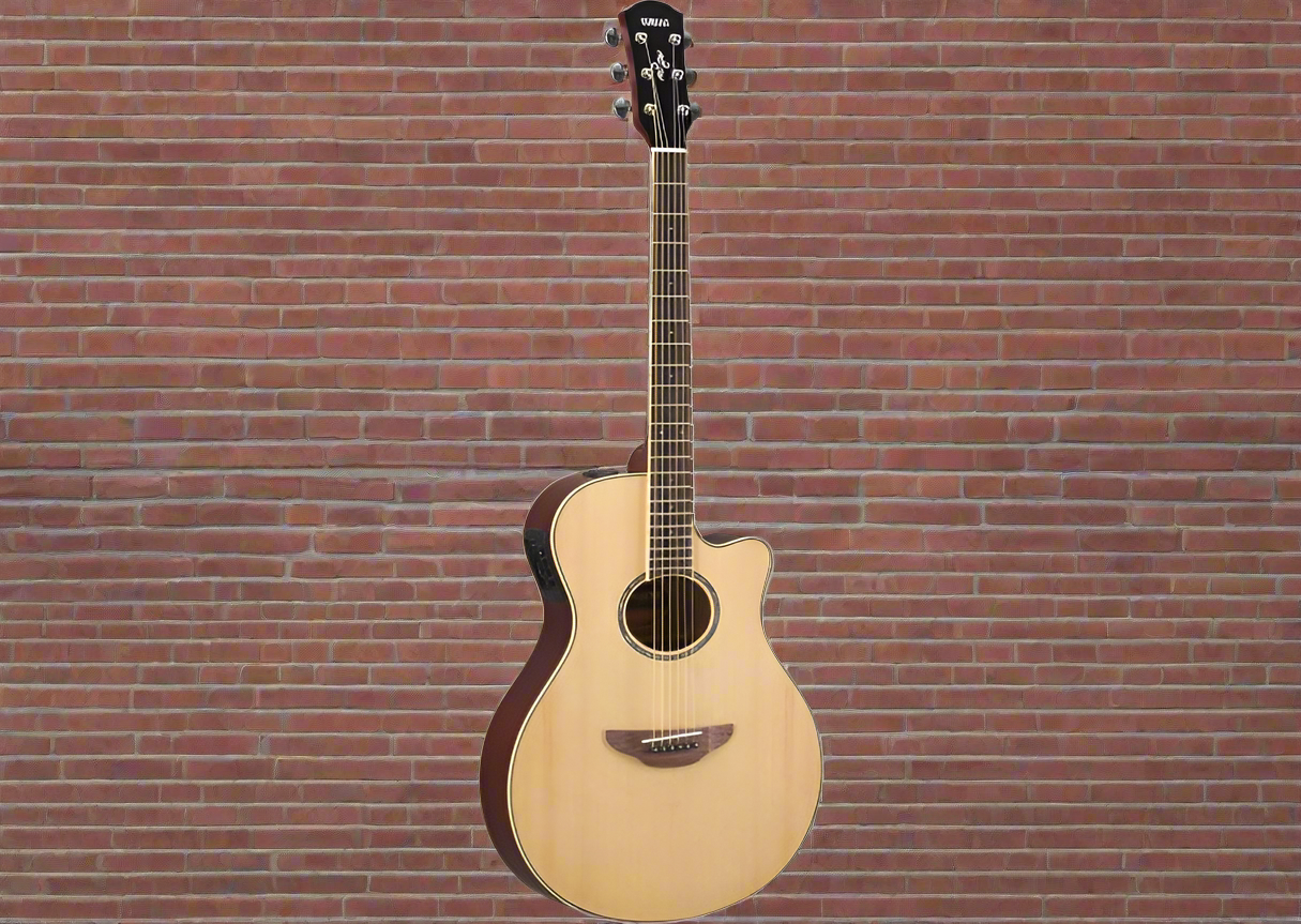 Image of YAMAHA APX600 NA NATURAL APX THINLINE CUTAWAY A/E